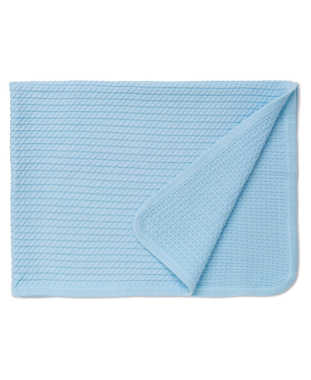  Blue Cable Knit Receiving Blanket、mySite、layawaytickets