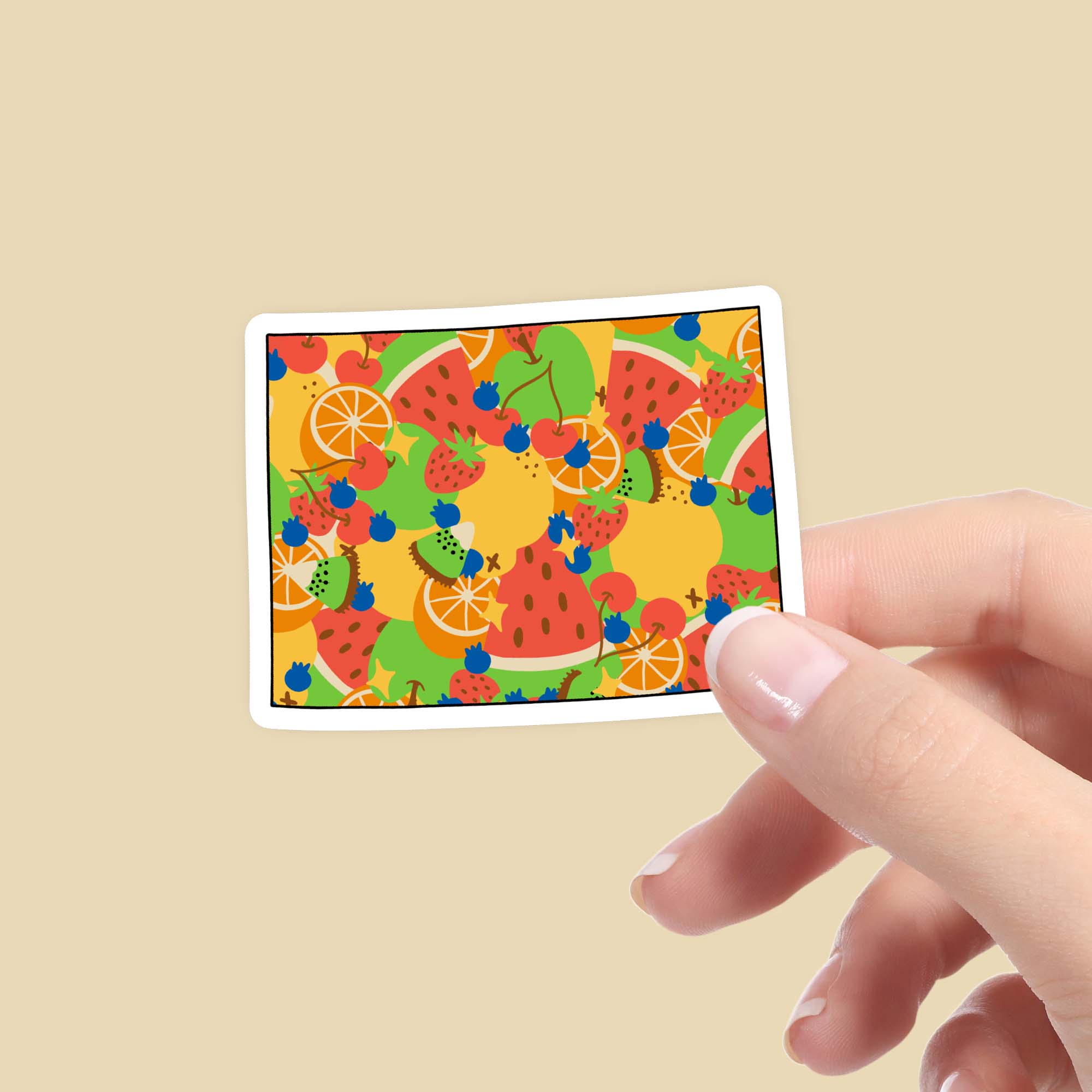  Colorado Fruit Pattern Sticker、mySite、elrpsem3k