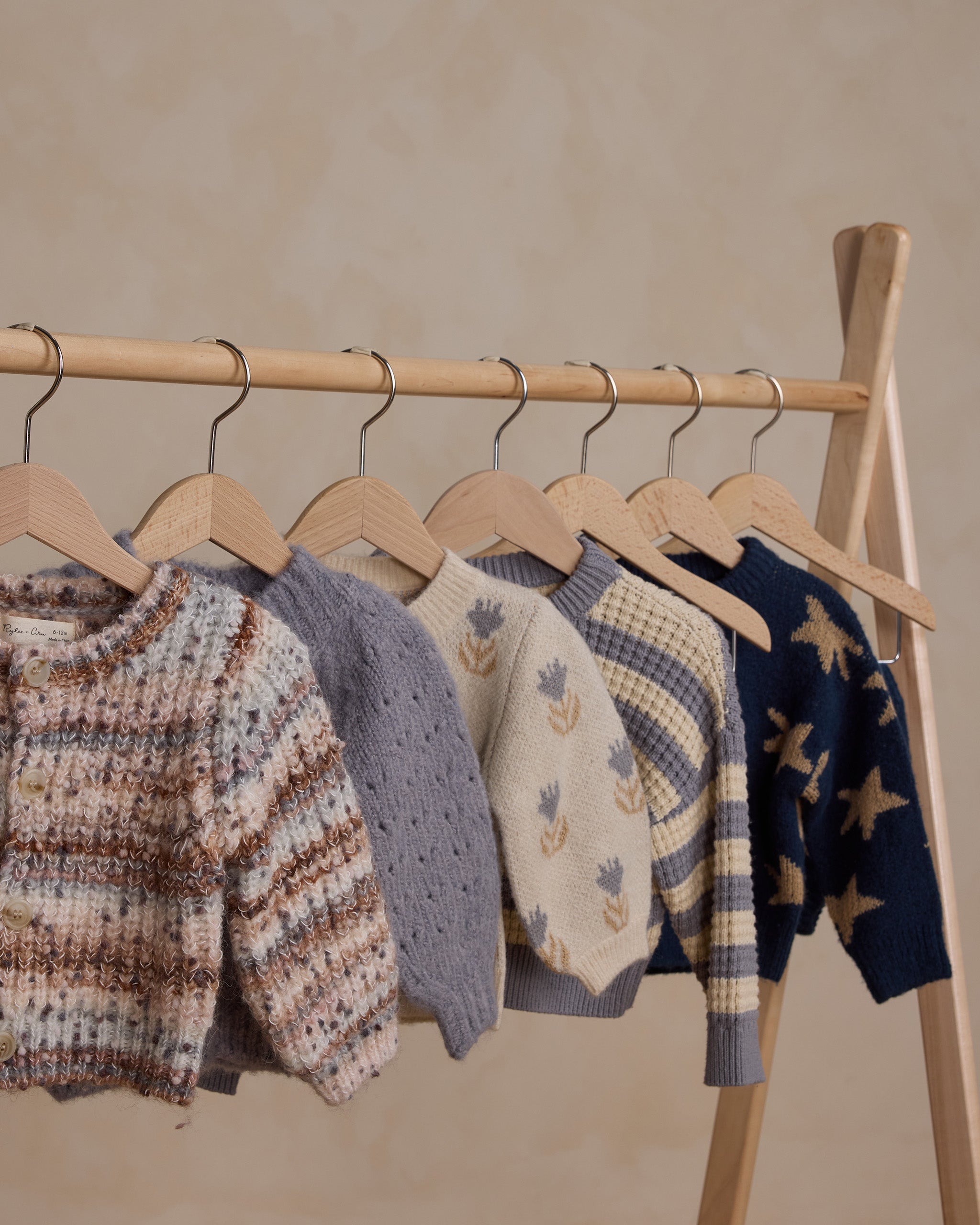  Aspen Sweater || Dusty Blue Stripe、mySite、layawaytickets