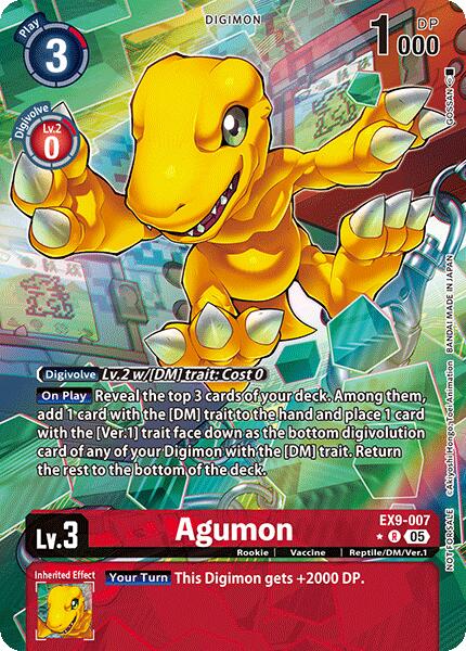 Agumon EX9-007 (Digital Monster Day Commemoration Event Winner) Promotion Cards、mySite、waistdrama