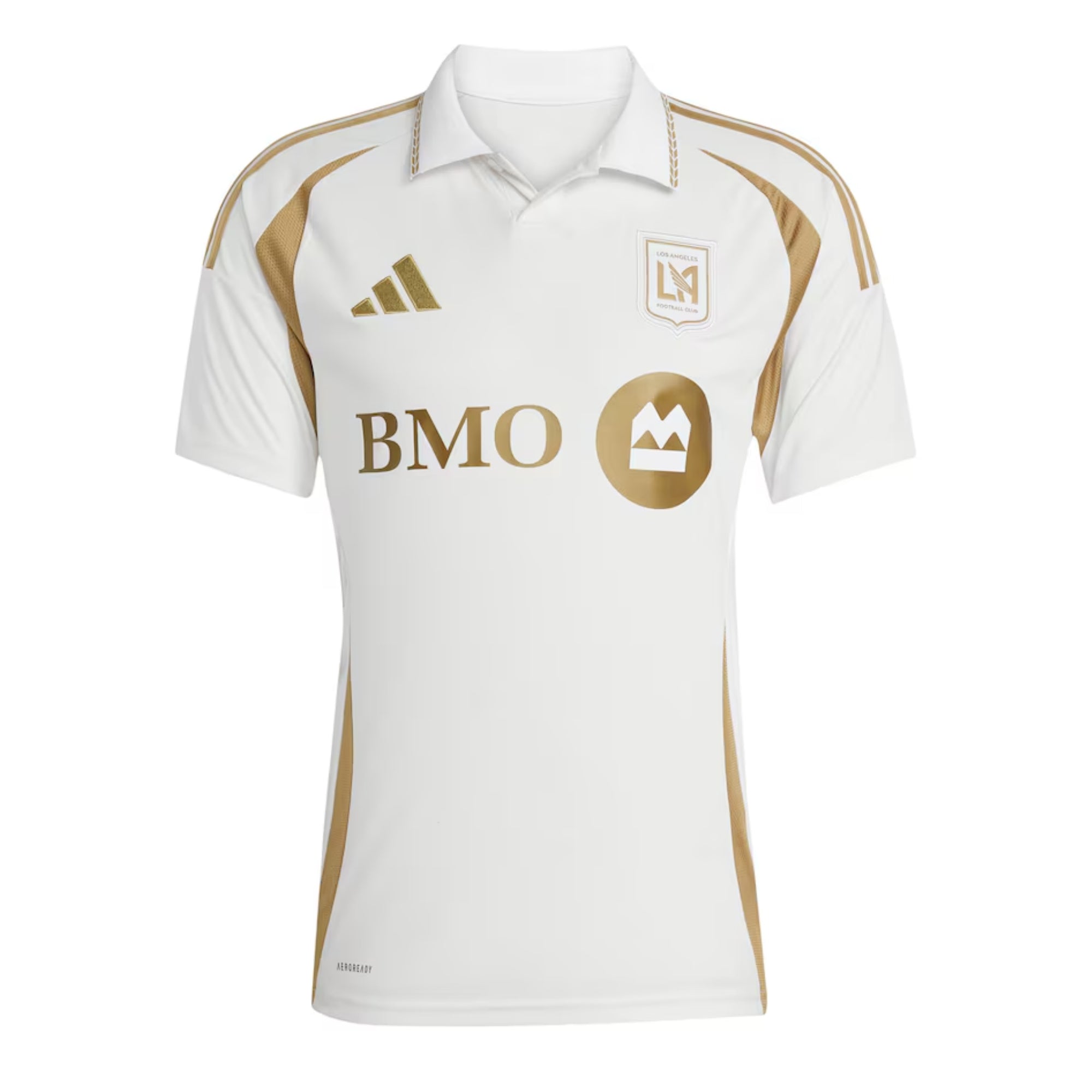 adidas Men's LAFC 2025/26 Away Jersey White/Gold、mySite、noshort