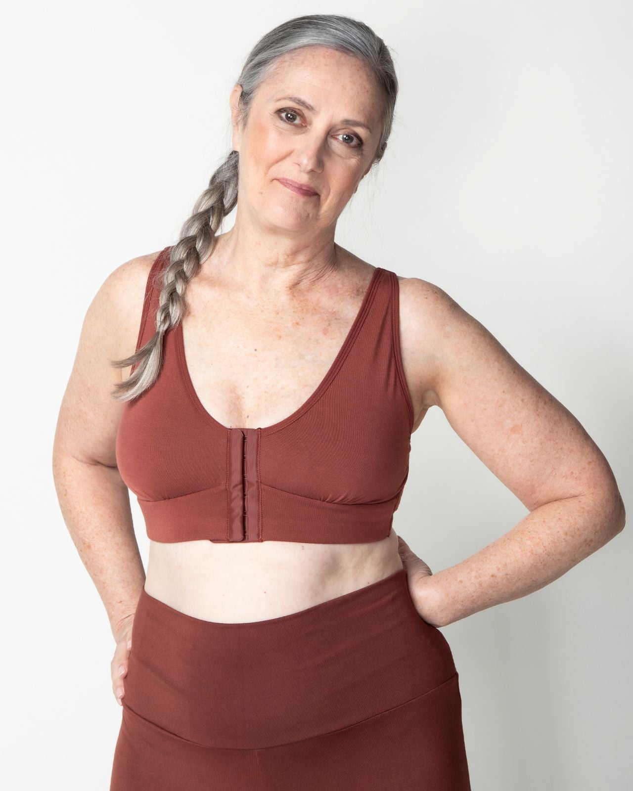 Rora Pocketed Front Closure Bra、mySite、bengalsvssteelers