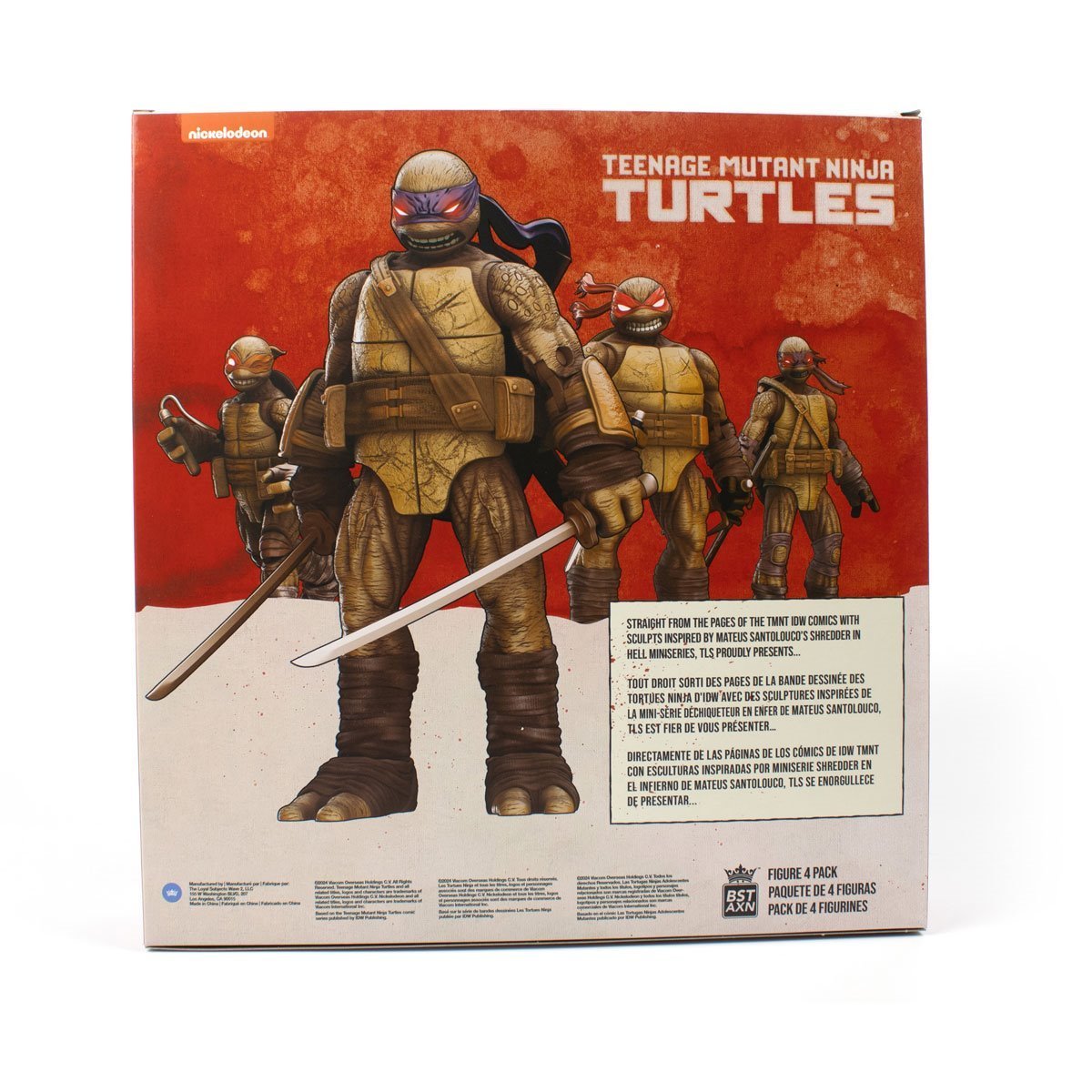Teenage Mutant Ninja Turtles BST AXN Undead Turtles 4-Pack、mySite、hgirdovlk