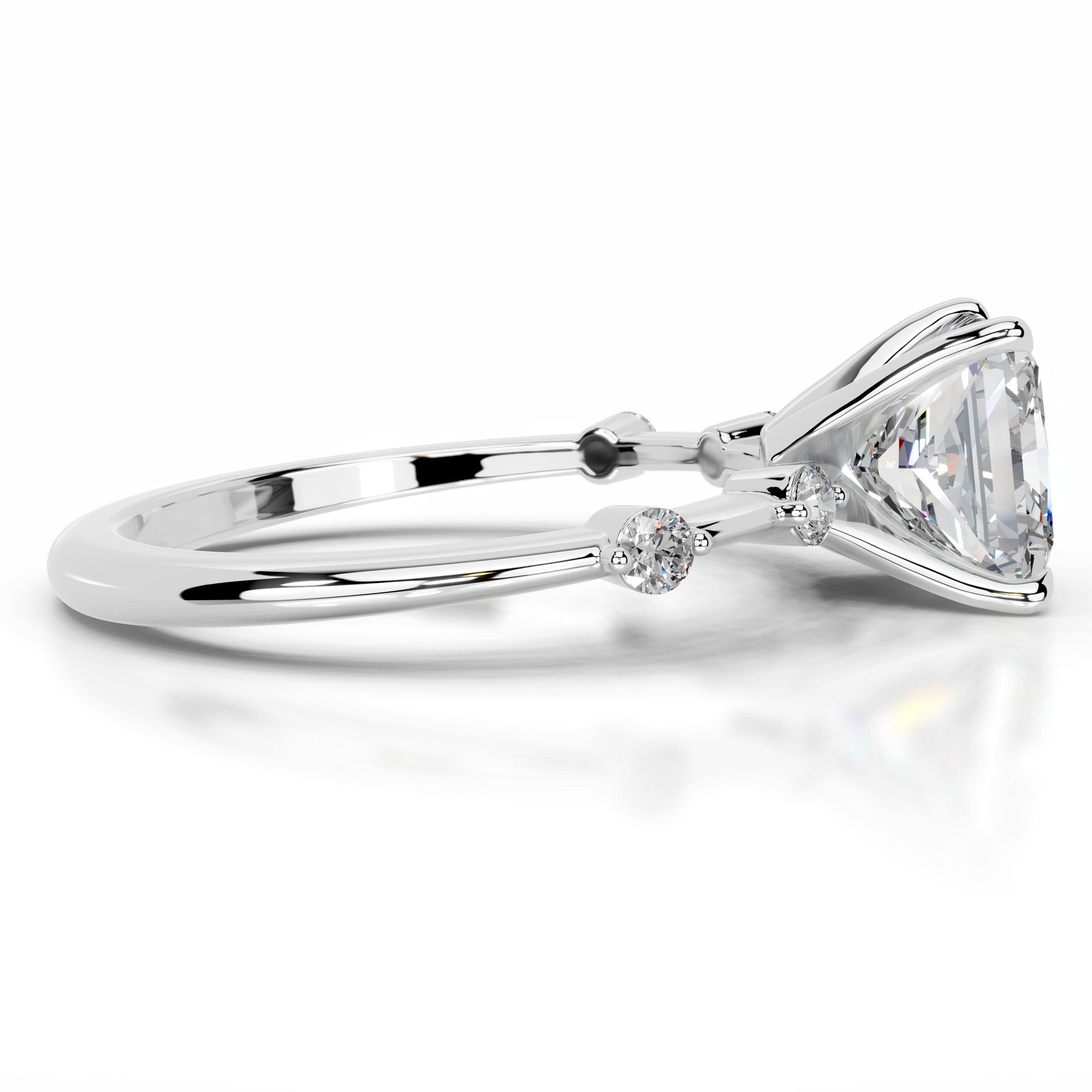 Timmey Moissanite & Diamond Ring - Platinum、mySite、hinf8tx79