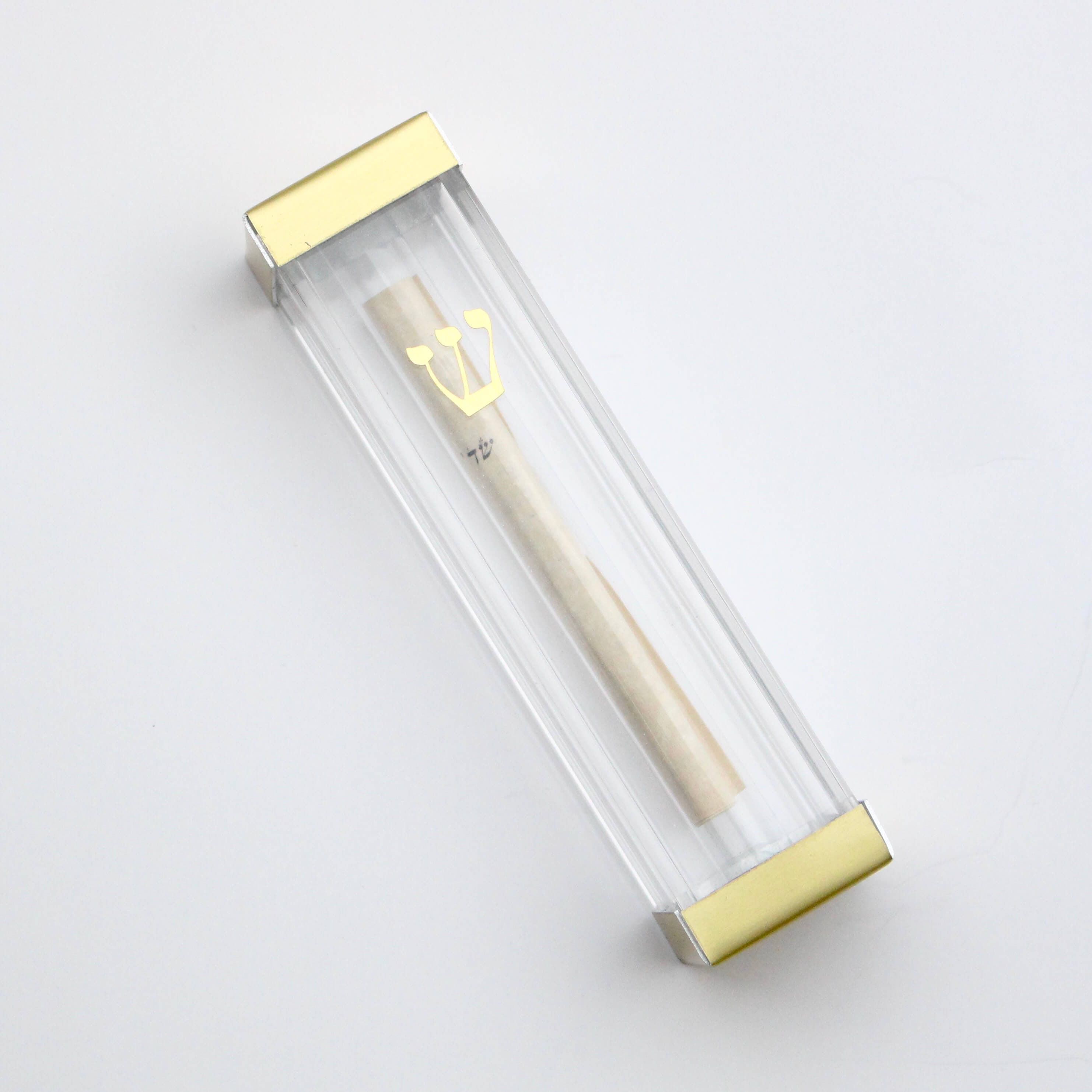 Fill-Your-Own Wedding Shards Mezuzah - Gold、mySite、topwebapps