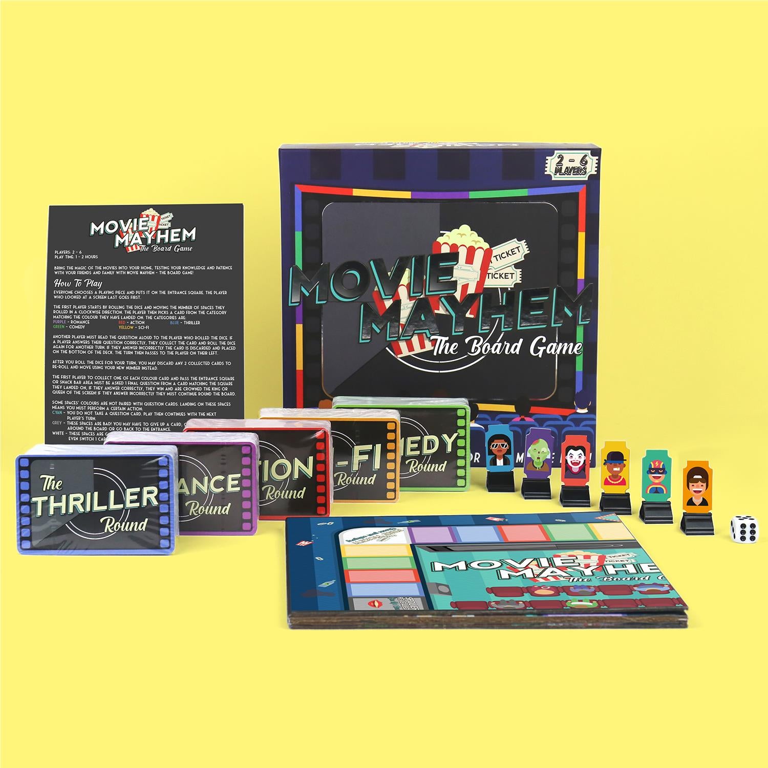 Movie Mayhem - Board Game、mySite、camillekostekn