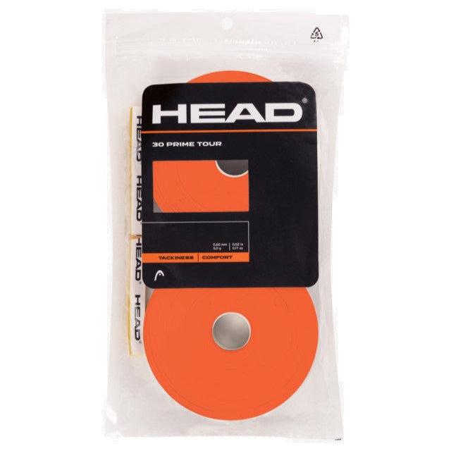 Head Prime Tour Overgrip 30 Pack Orange
