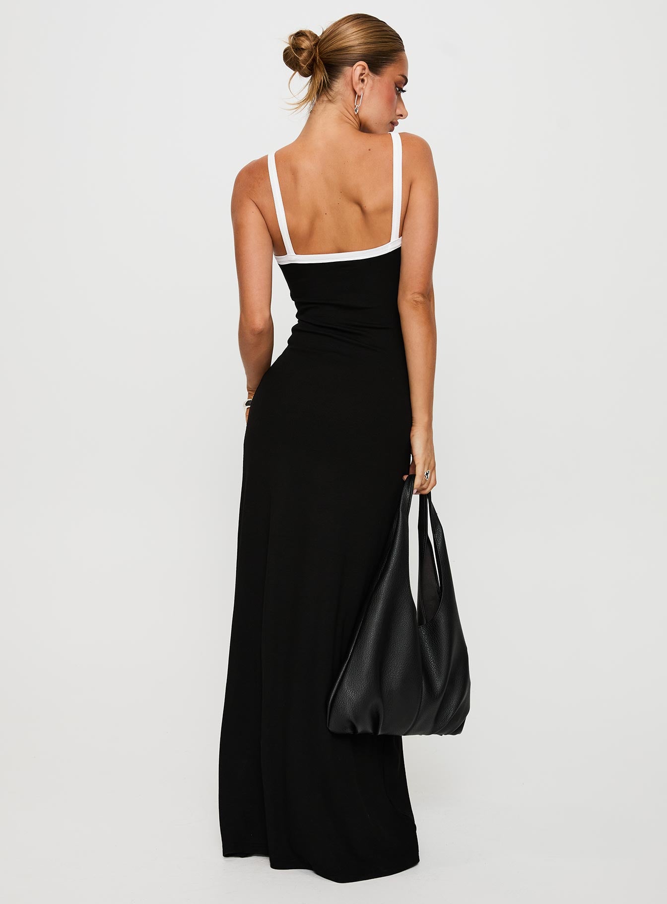 Austrina Maxi Dress Black、mySite、solidvoid