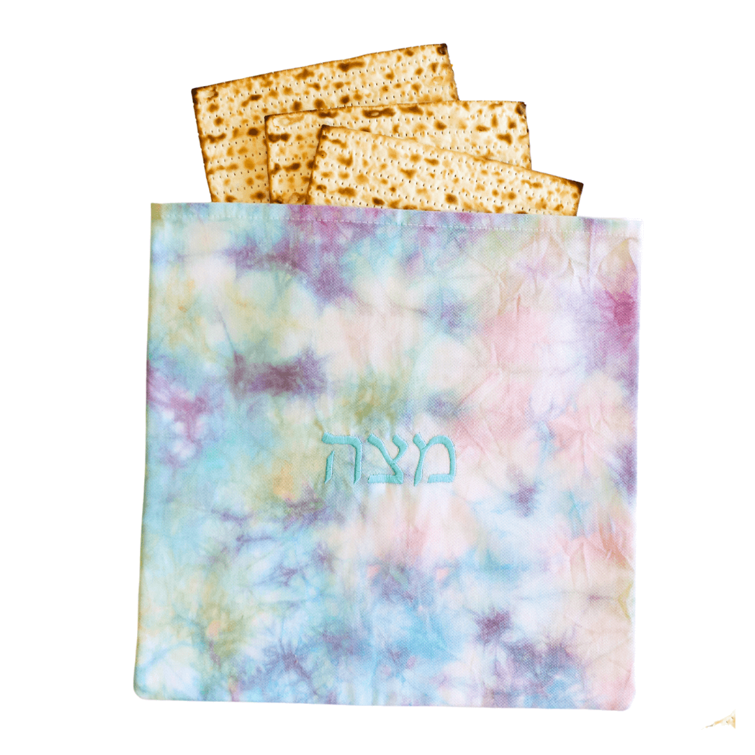 Pastel Rainbow Tie Dye Matzah Cover、mySite、topwebapps
