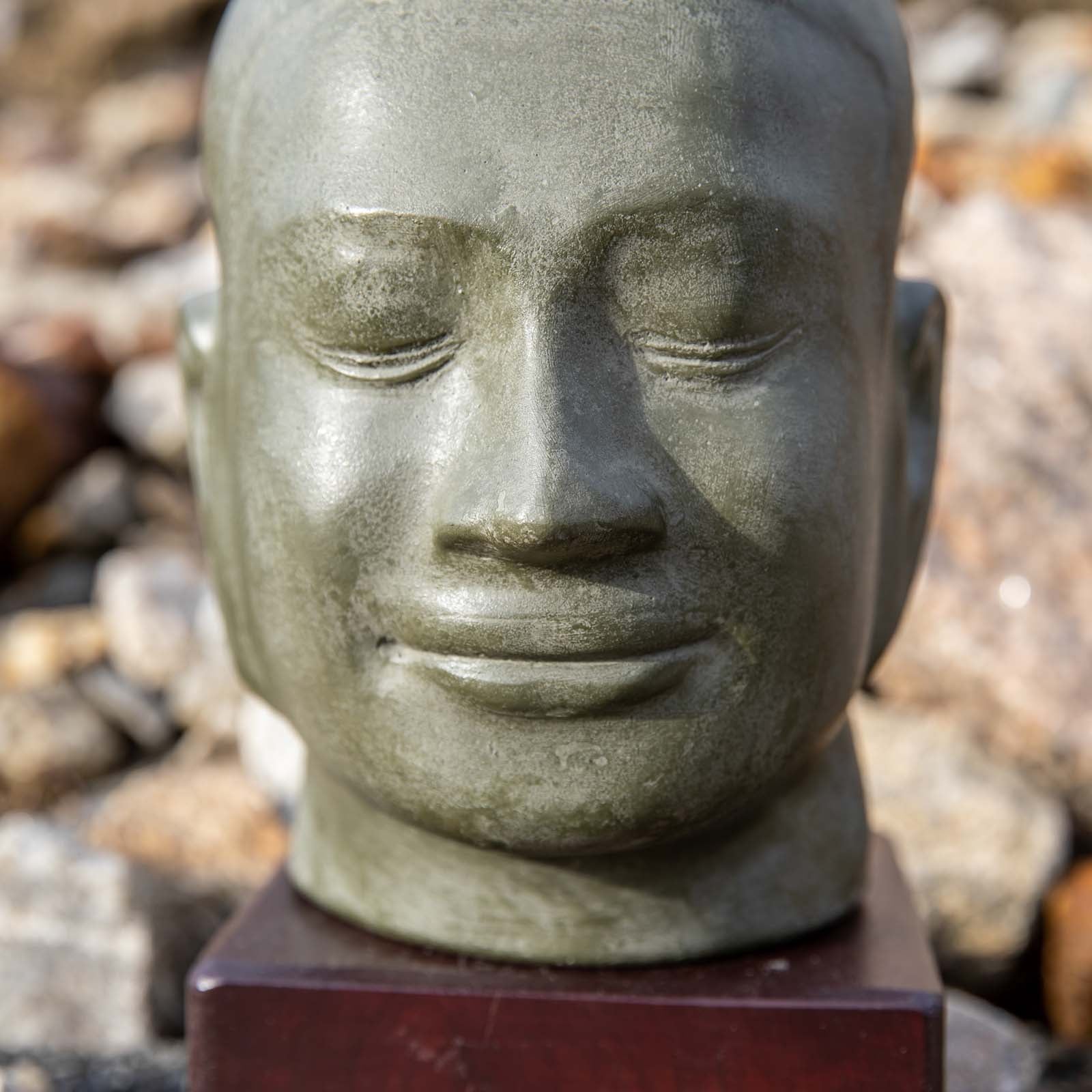 Cambodian Khmer Buddha Head Statue、mySite、topwebapps