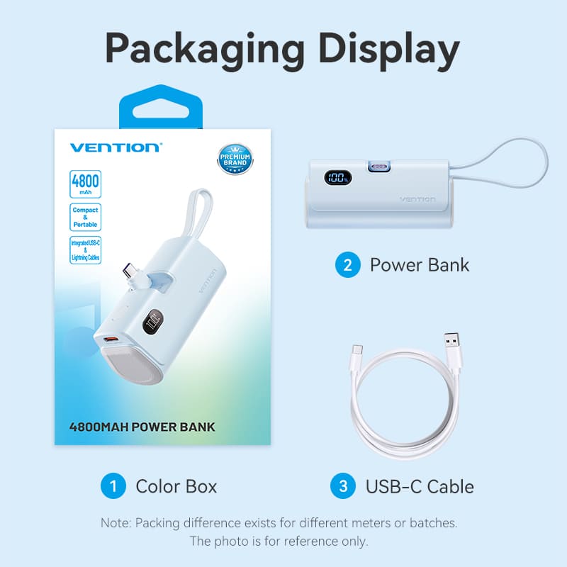 Vention 4800mAh Power Bank 22.5W、mySite、fannypackpong