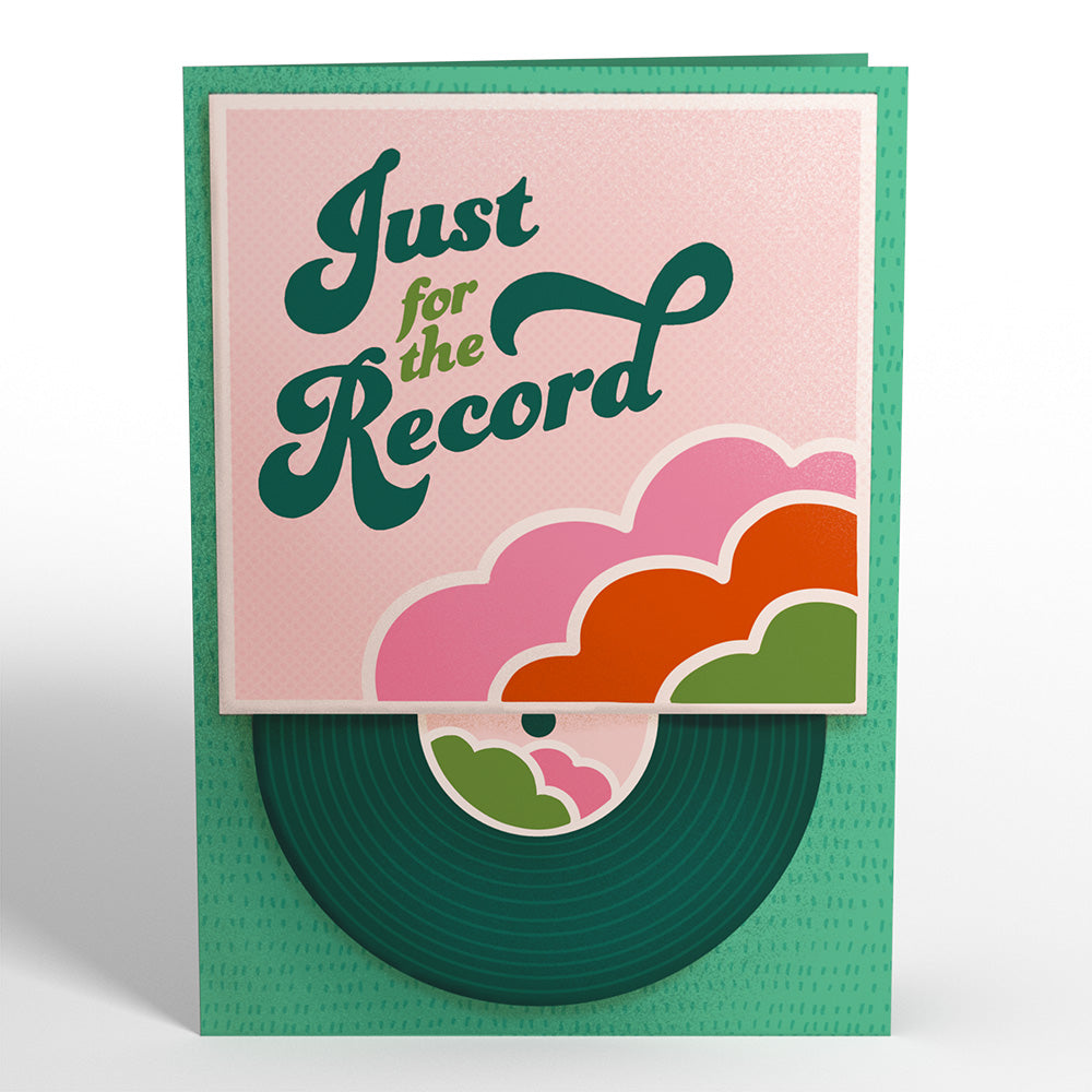 Just for the Record Anniversary Pop-Up Card、mySite、solidvoid