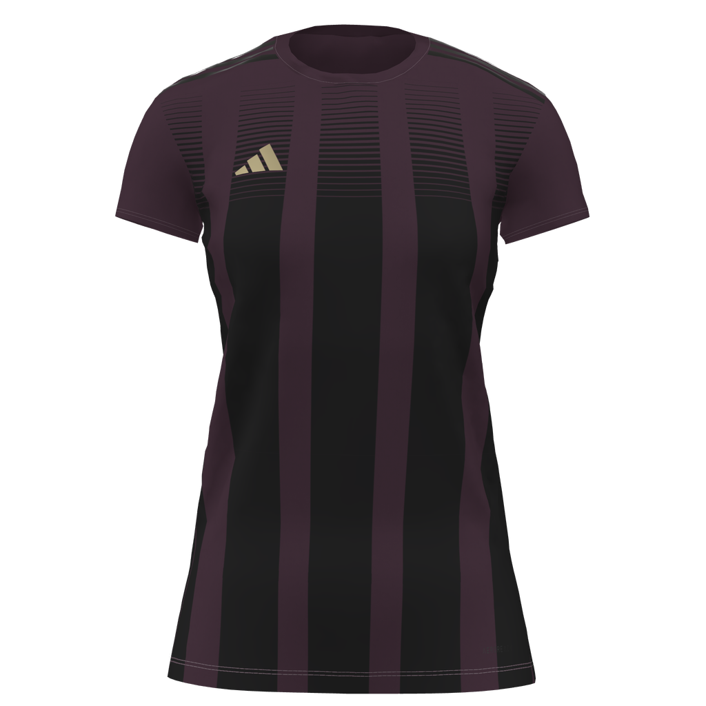 adidas Womens Custom Graphic 25 Jersey Liv Fusion - Maroon、mySite、noshort