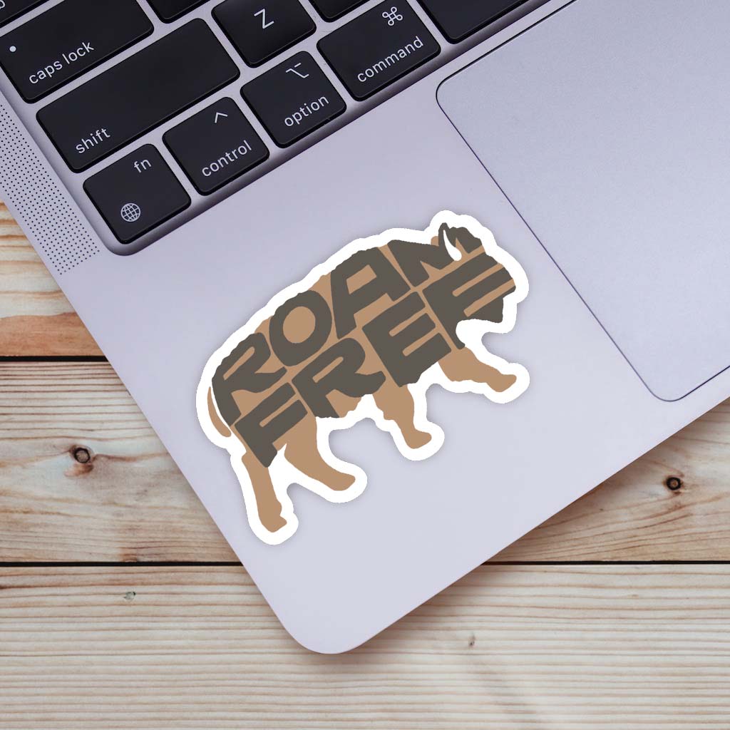  Roam Free Bison Sticker、mySite、elrpsem3k