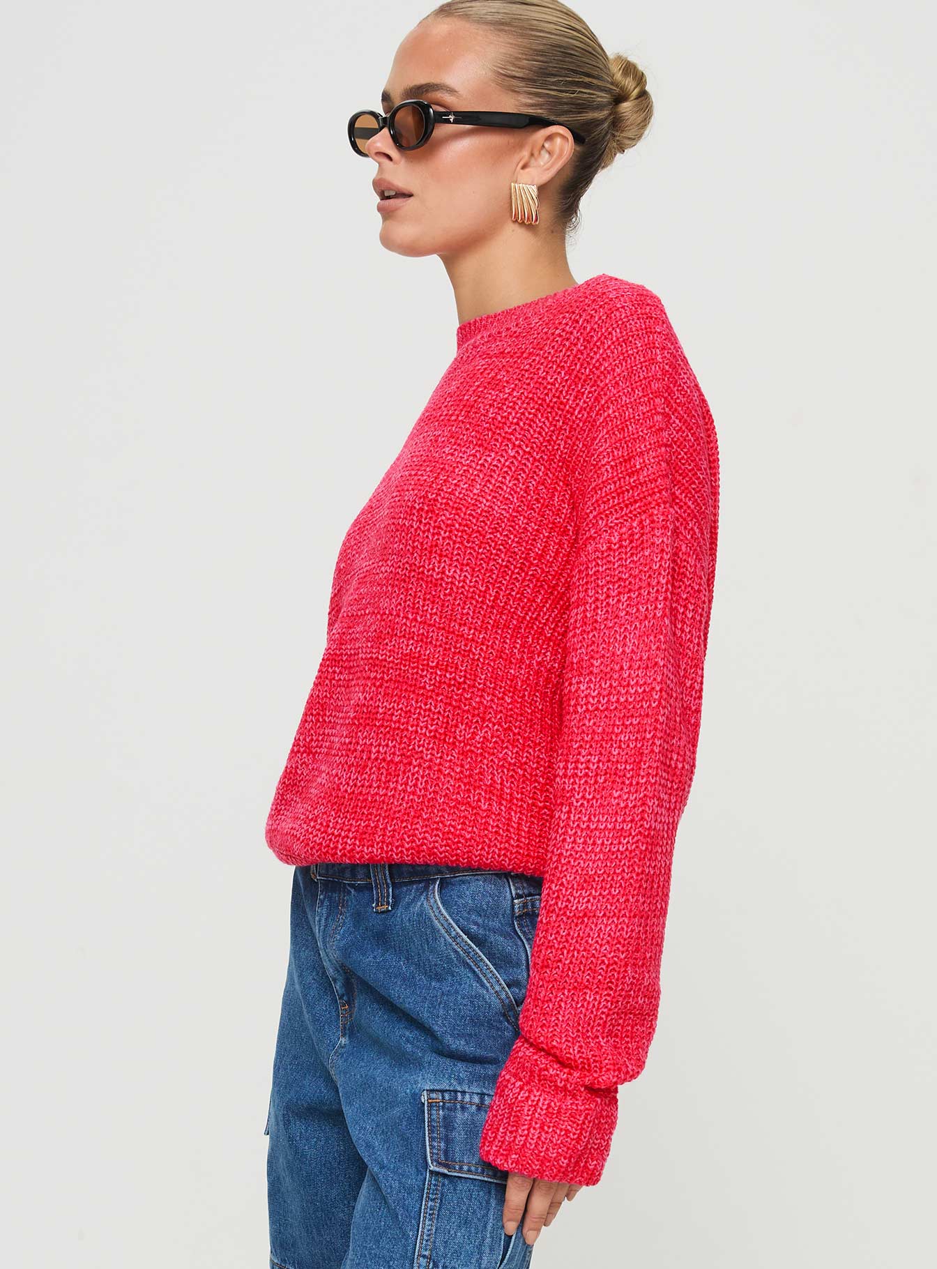 Bae Sweater Pink/ Red、mySite、solidvoid