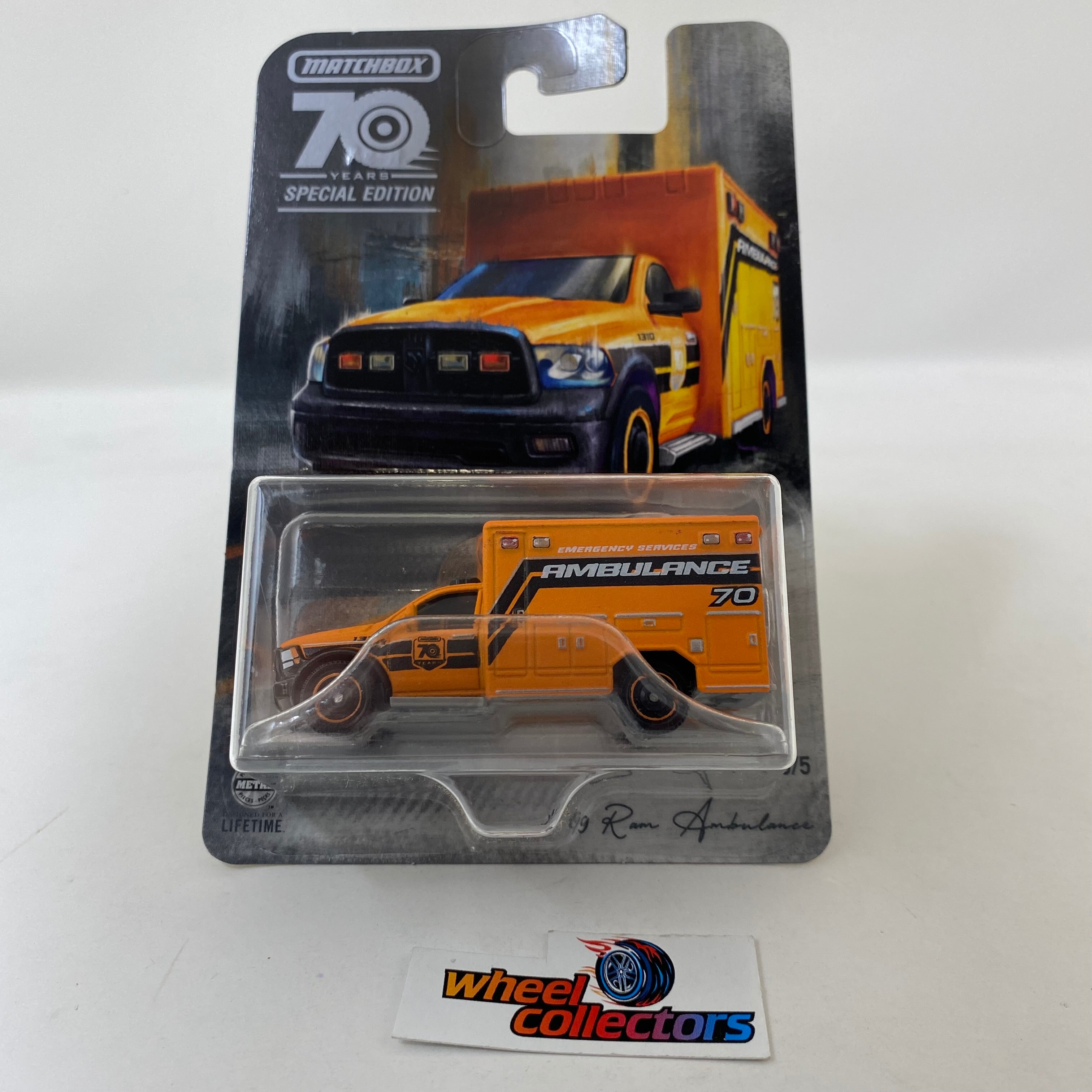 2019 RAM Ambulance #5/5 * ORANGE * 2023 Matchbox Moving Parts 70th Anniversary Edition、mySite、hgirdovlk