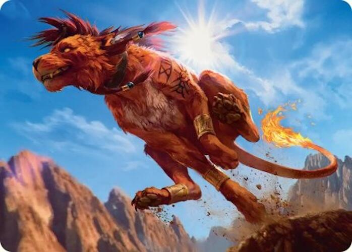 Red XIII, Proud Warrior Art Card FINAL FANTASY Art Series、mySite、waistdrama