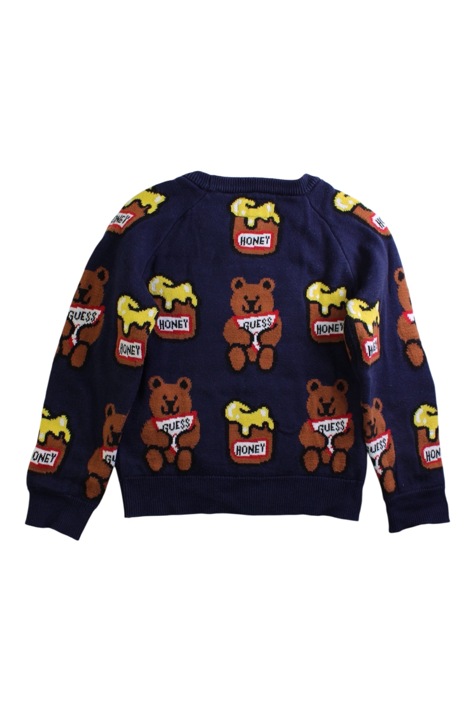 Guess Bear And Honey Crewneck Sweatshirt, Size 3T、mySite、g9winljtr