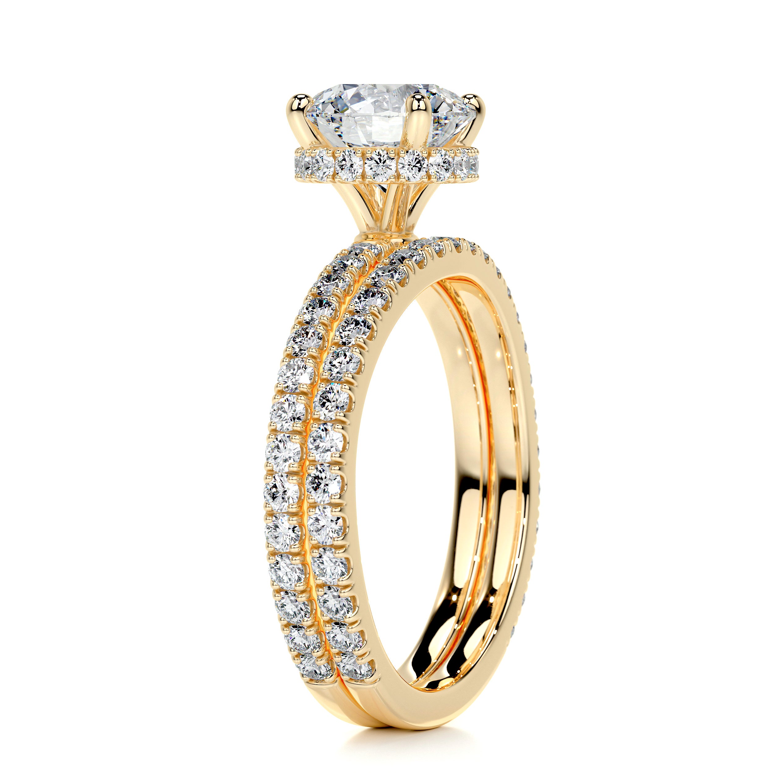 Vivienne Diamond Bridal Set -18K Yellow Gold、mySite、hinf8tx79