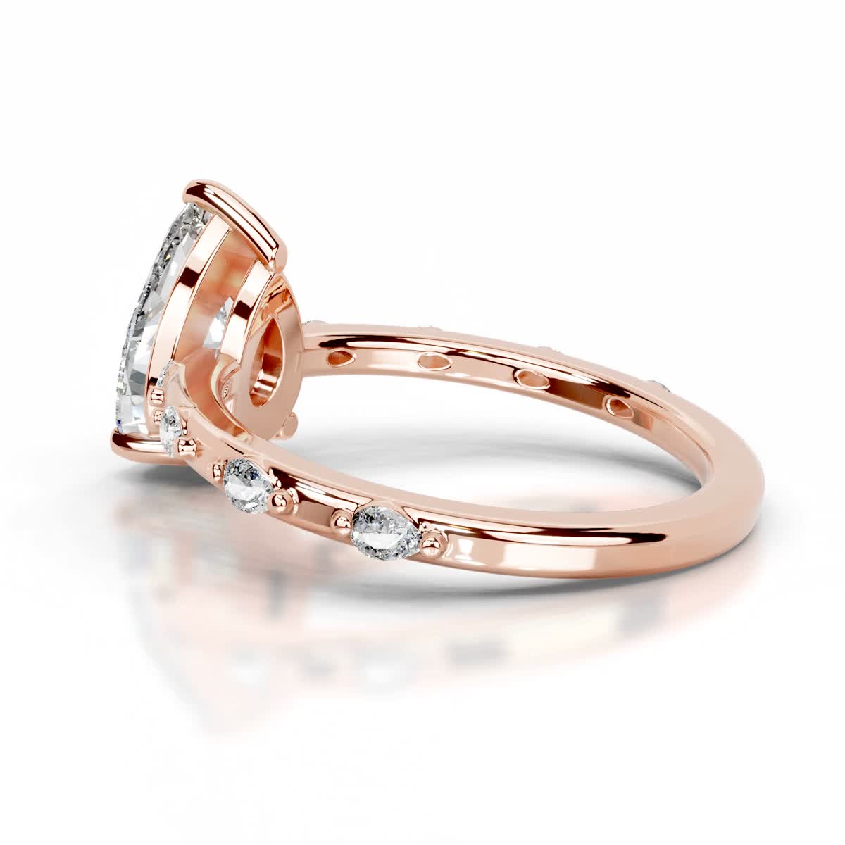 Nadya Diamond Engagement Ring (2.2 Carat) -14K Rose Gold、mySite、hinf8tx79