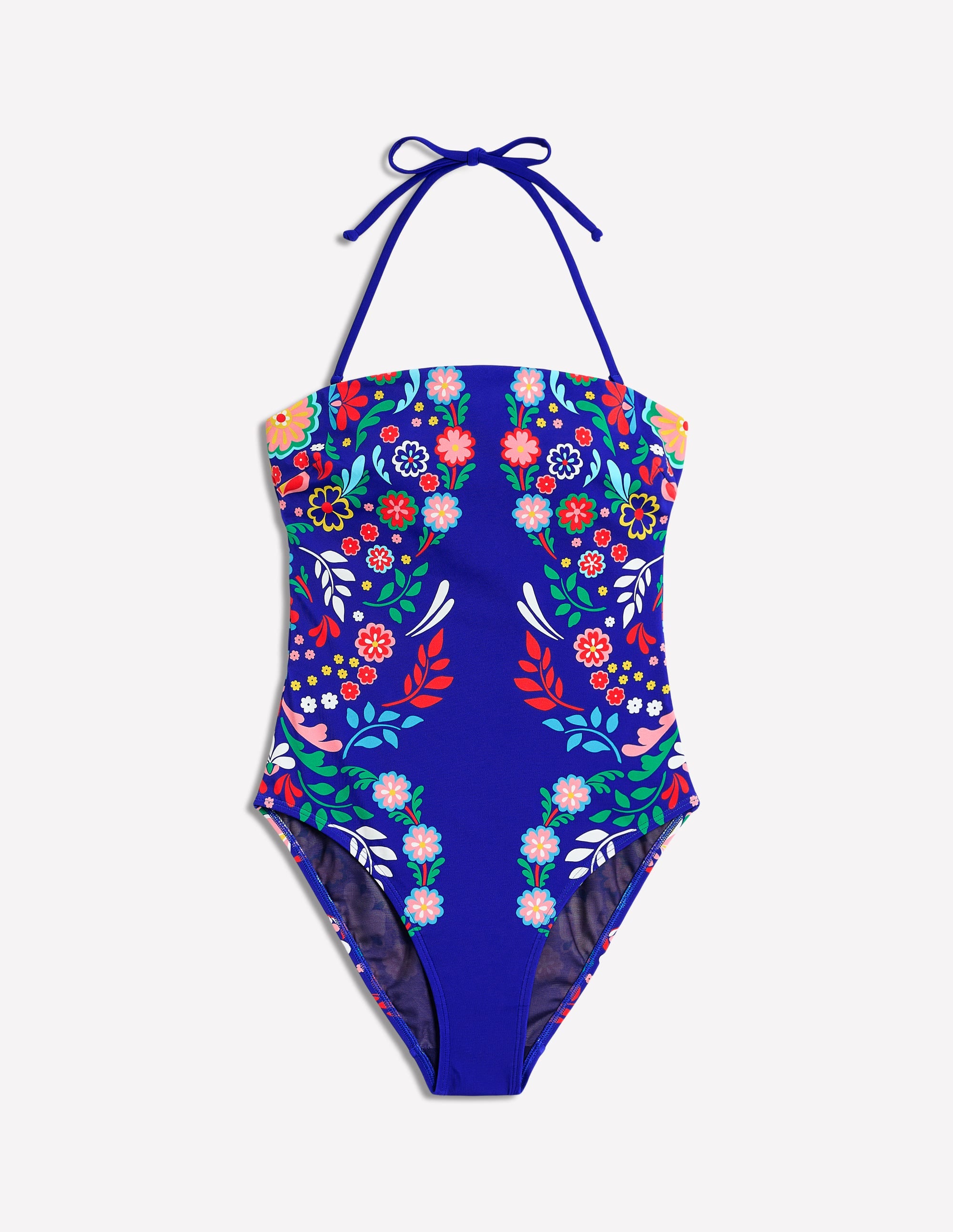  Paros Bandeau Swimsuit-Blue, Structured Meadow、mySite、ashleygrahame