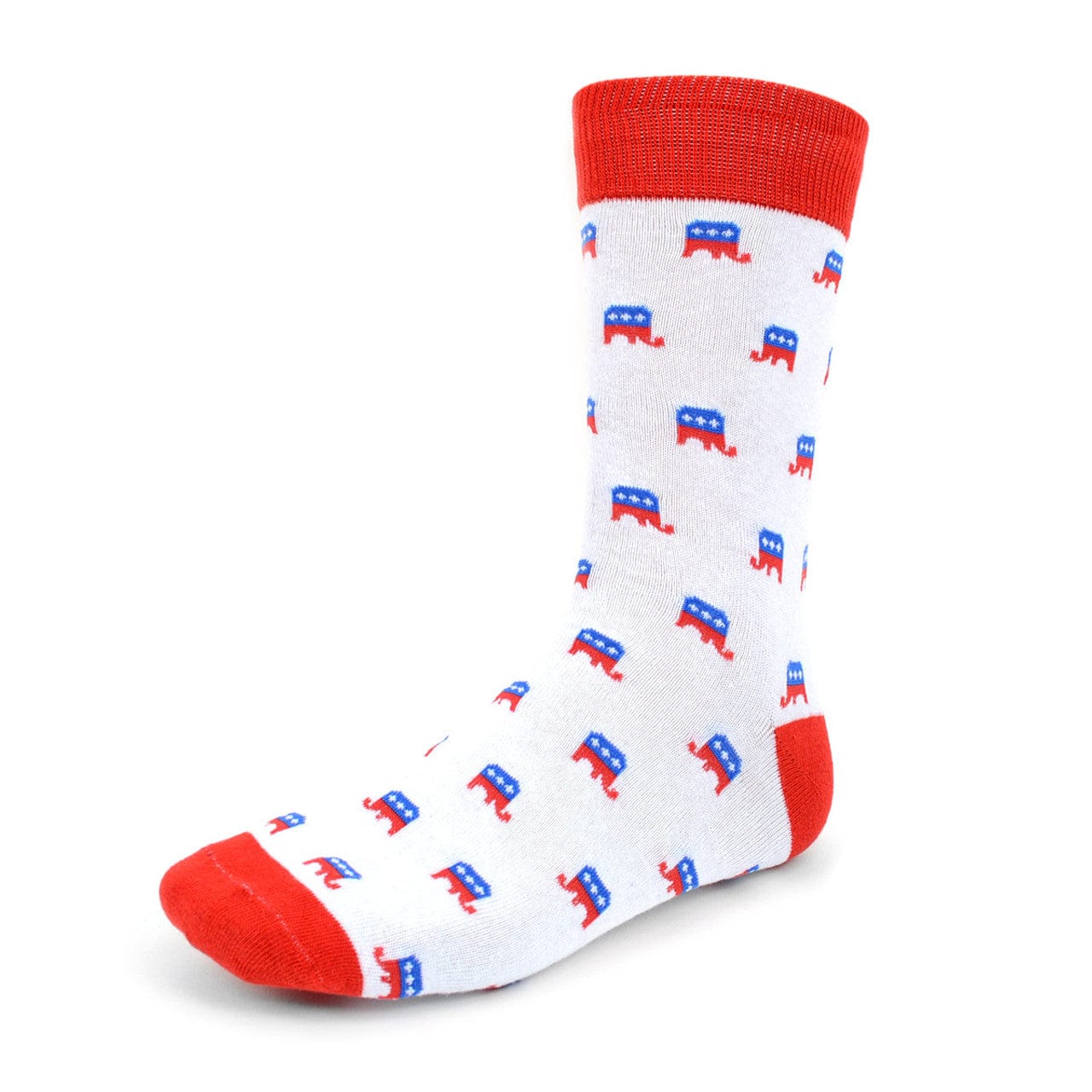 Patriotic Republican Socks Parquet Men's Fun Crew Socks *、mySite、g9winljtr