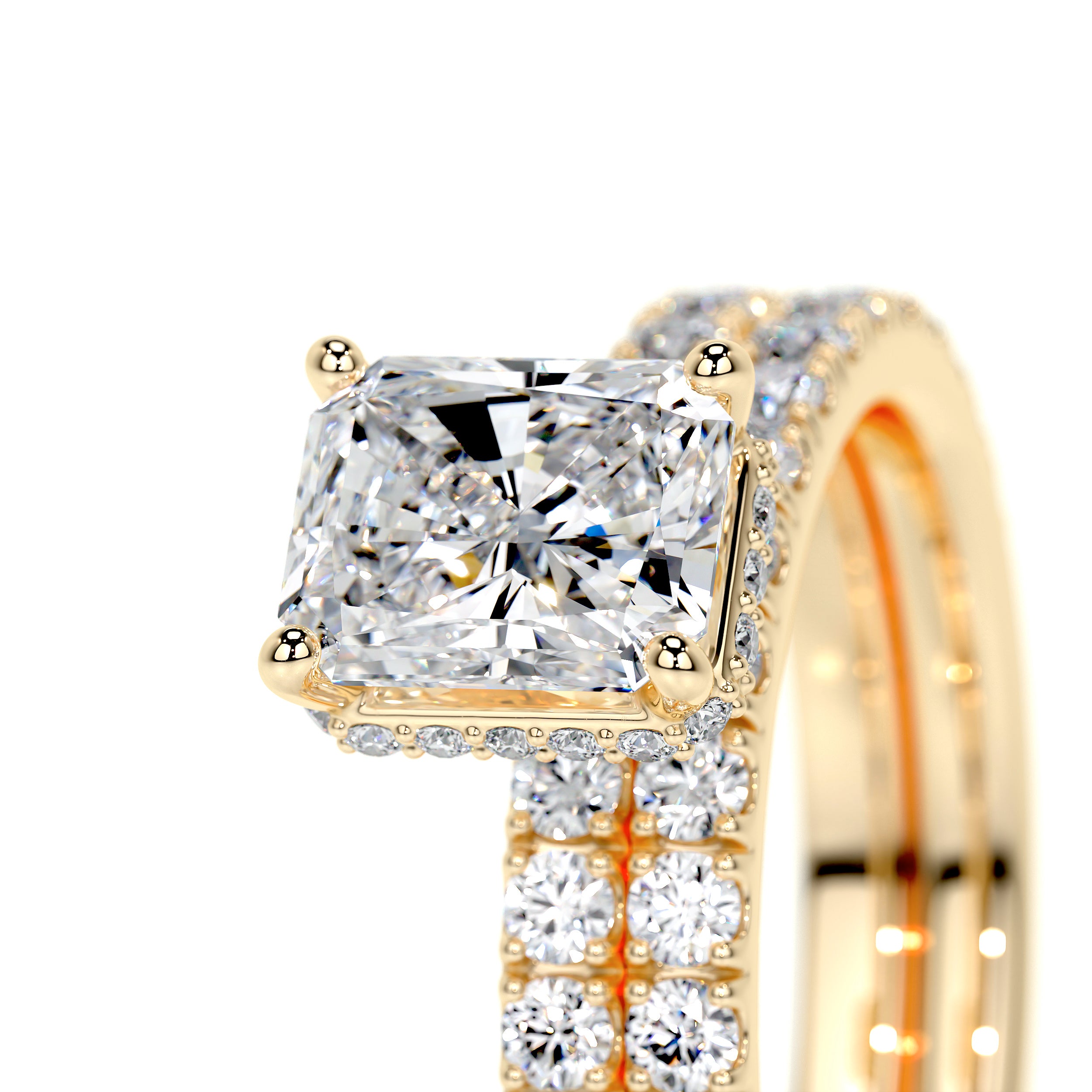 Deborah Lab Grown Diamond Bridal Set -18K Yellow Gold、mySite、hinf8tx79