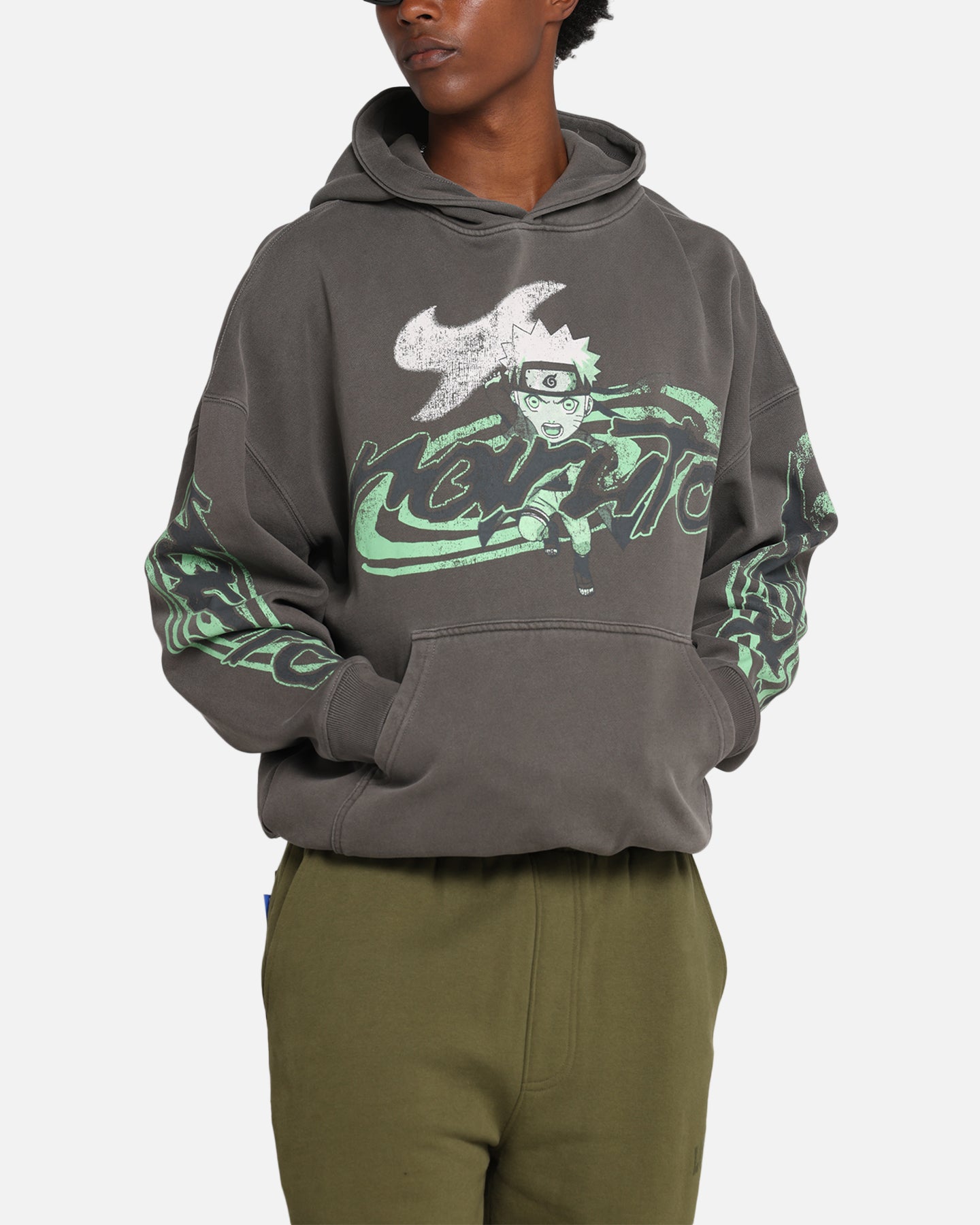 Goat Crew X Naruto Sage Mode Premium Hoodie Washed Charcoal、mySite、zt4zffjzw