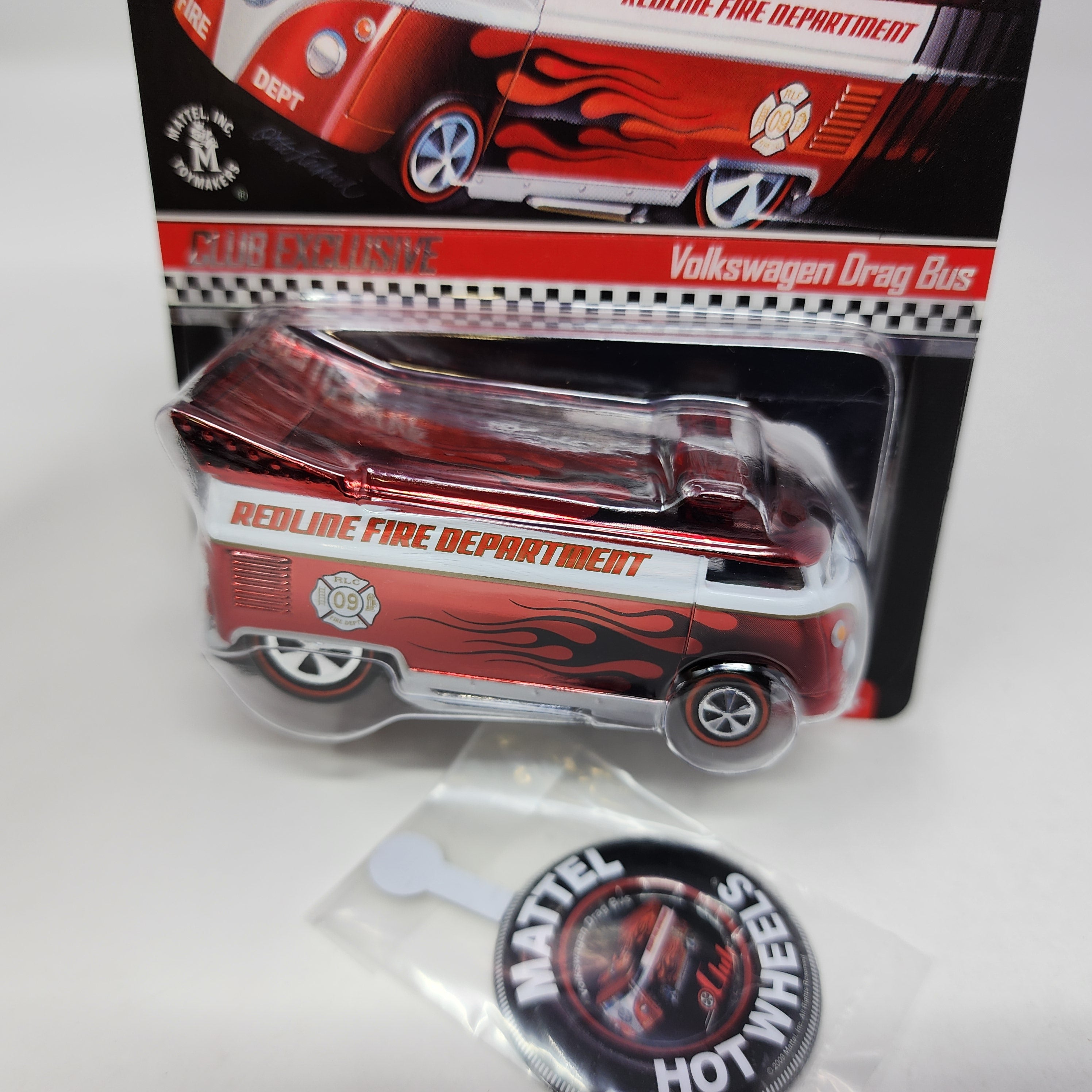 Volkswagen Drag Bus Redline Fire Department * Hot Wheels Red Line Club RLC Exclusive、mySite、hgirdovlk