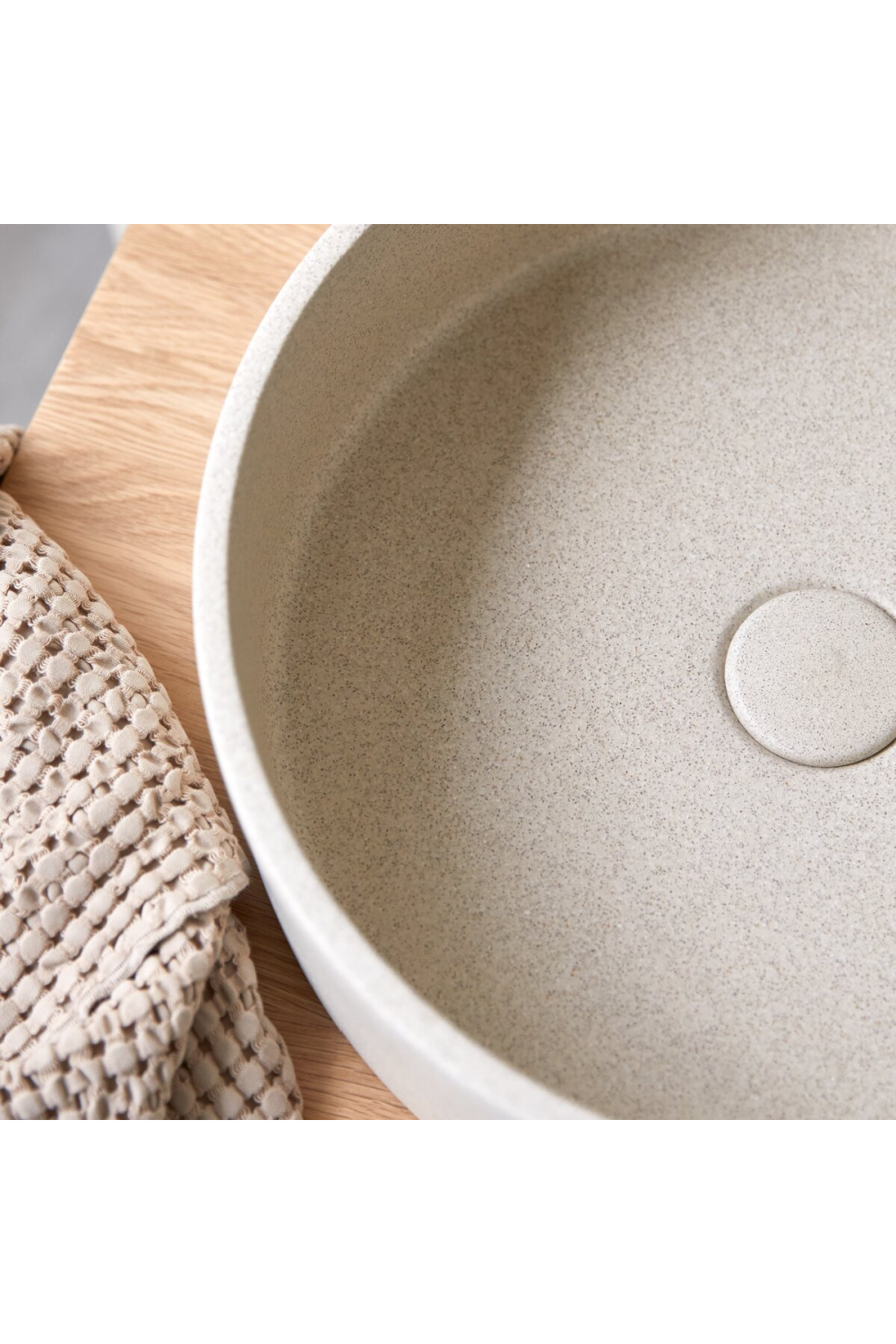 Round Concrete Bathroom Sink | Tikamoon Gina、mySite、neckold