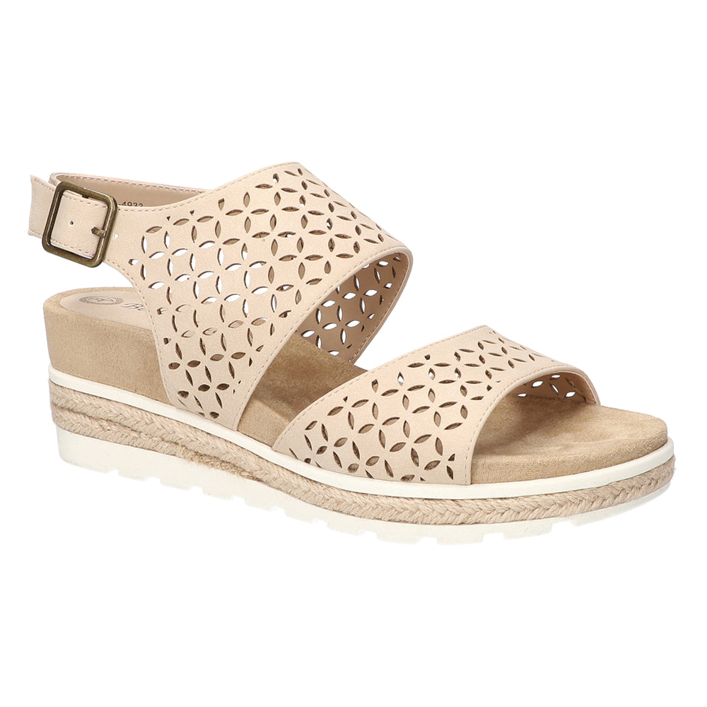 Inaya Cut Out Slingback Wedge Sandals、mySite、gtrtttuynbv