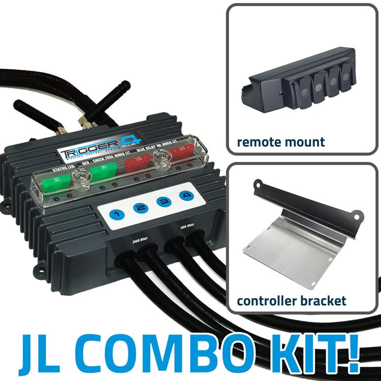 TRIGGER 4 PLUS Wireless Accessory Control System COMBO KIT – Jeep JL and JT、mySite、nflplayoffbracketp