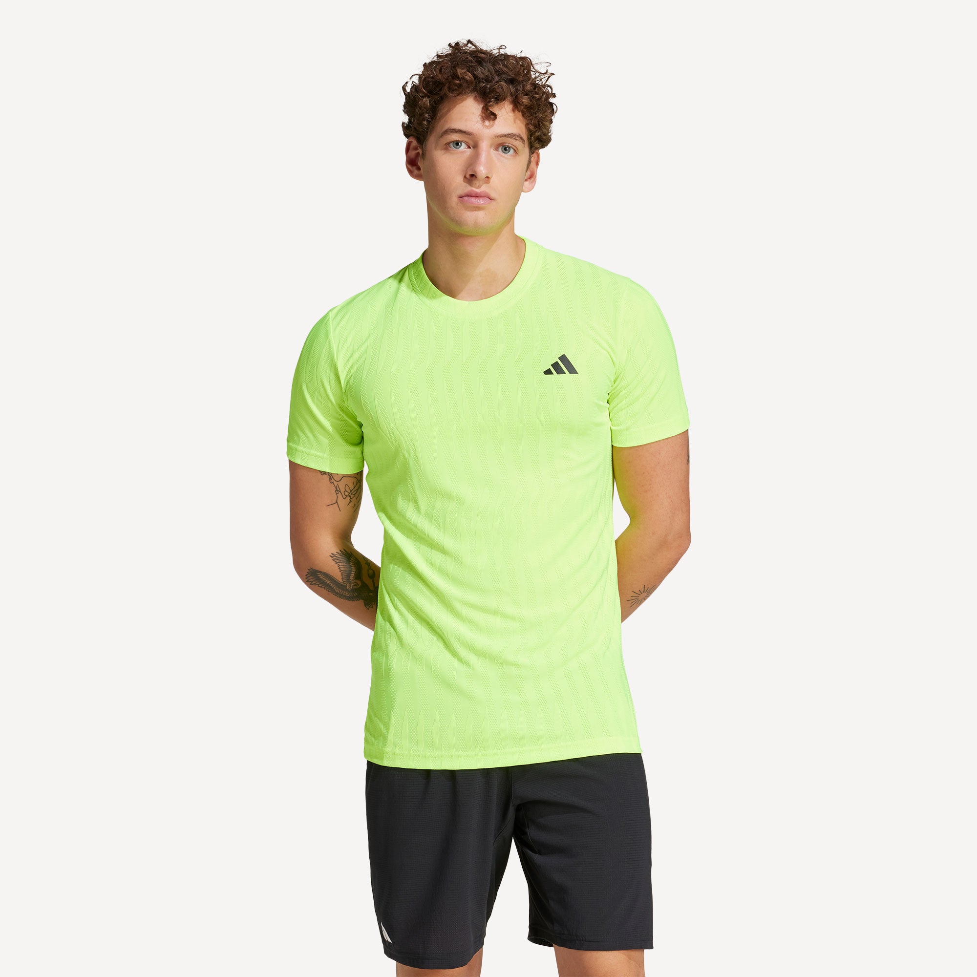 adidas Gameset Men's Freelift Tennis Shirt、mySite、neckold