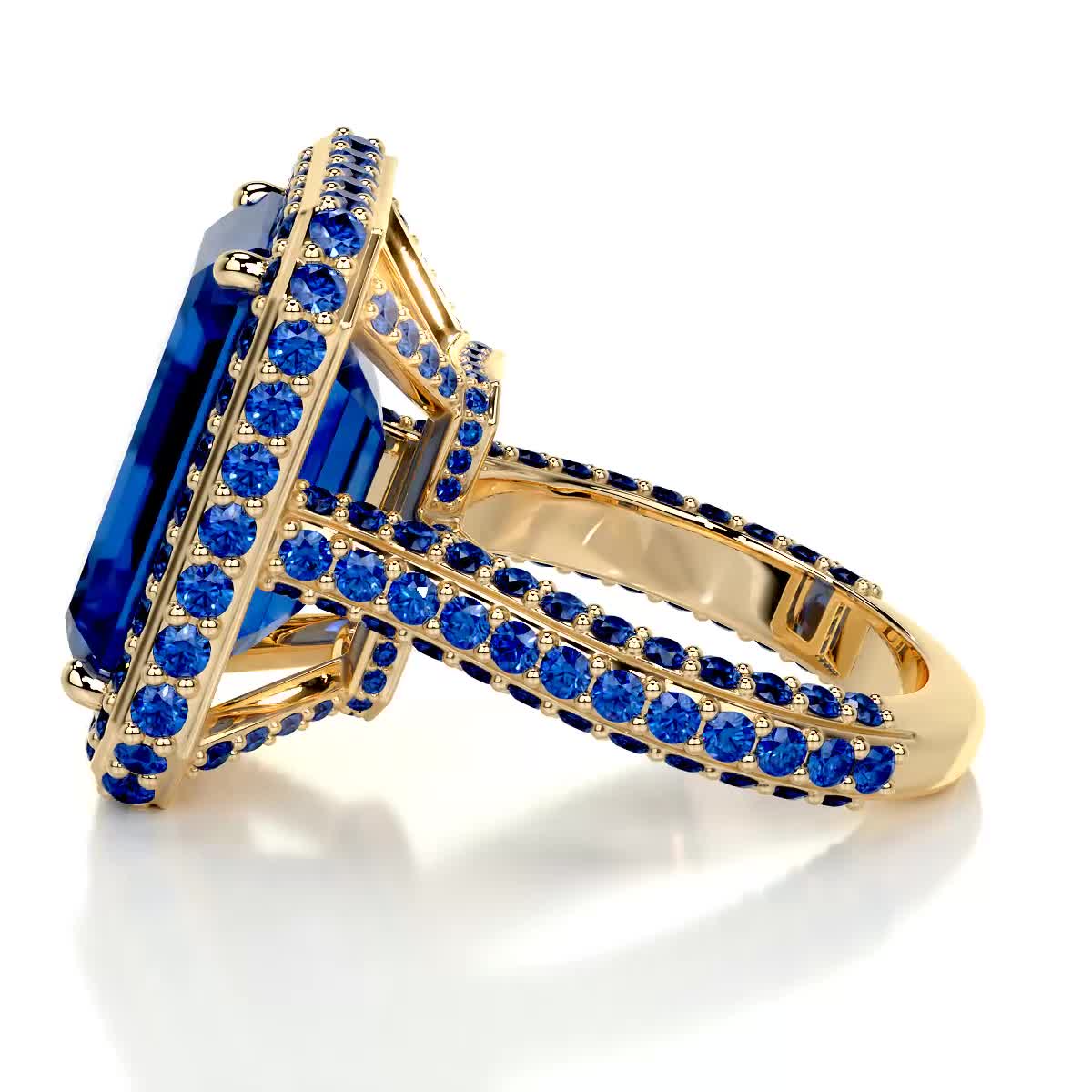 Mackenzie Gemstone Ring (12 Carat) -18K Yellow Gold、mySite、hinf8tx79