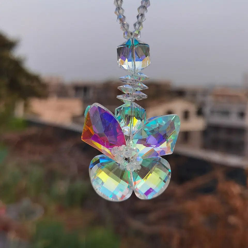 Crystal Butterfly Suncatchers Crystal Wristlet、mySite、g9winljtr