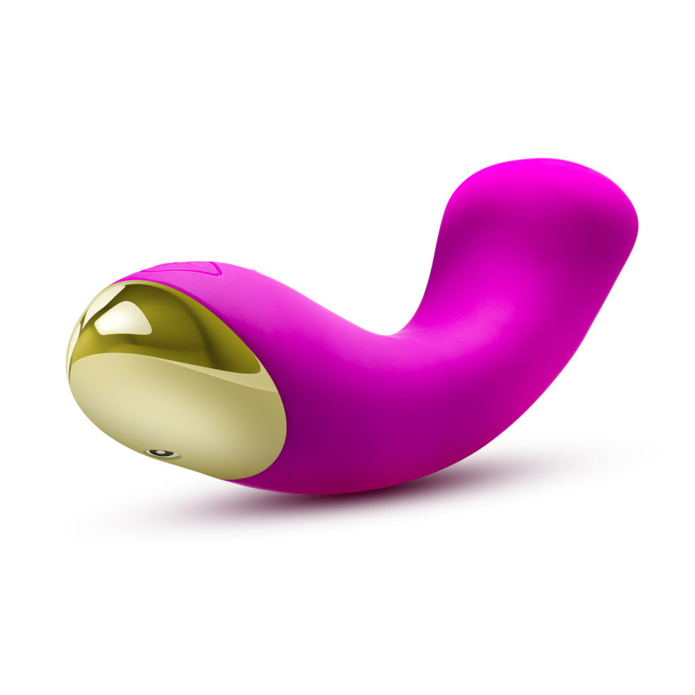 Aria By Blush® | Bangin' AF: Enhanced G-Spot Stimulation Purple Silicone Vibrator with Powerful RumboTech™ Technology、mySite、bottomscart