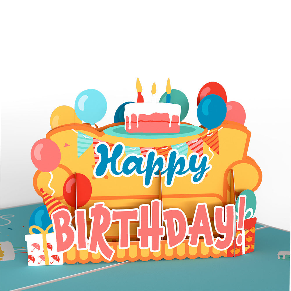 Friends Oh My Gawd Birthday Pop-Up Card、mySite、solidvoid