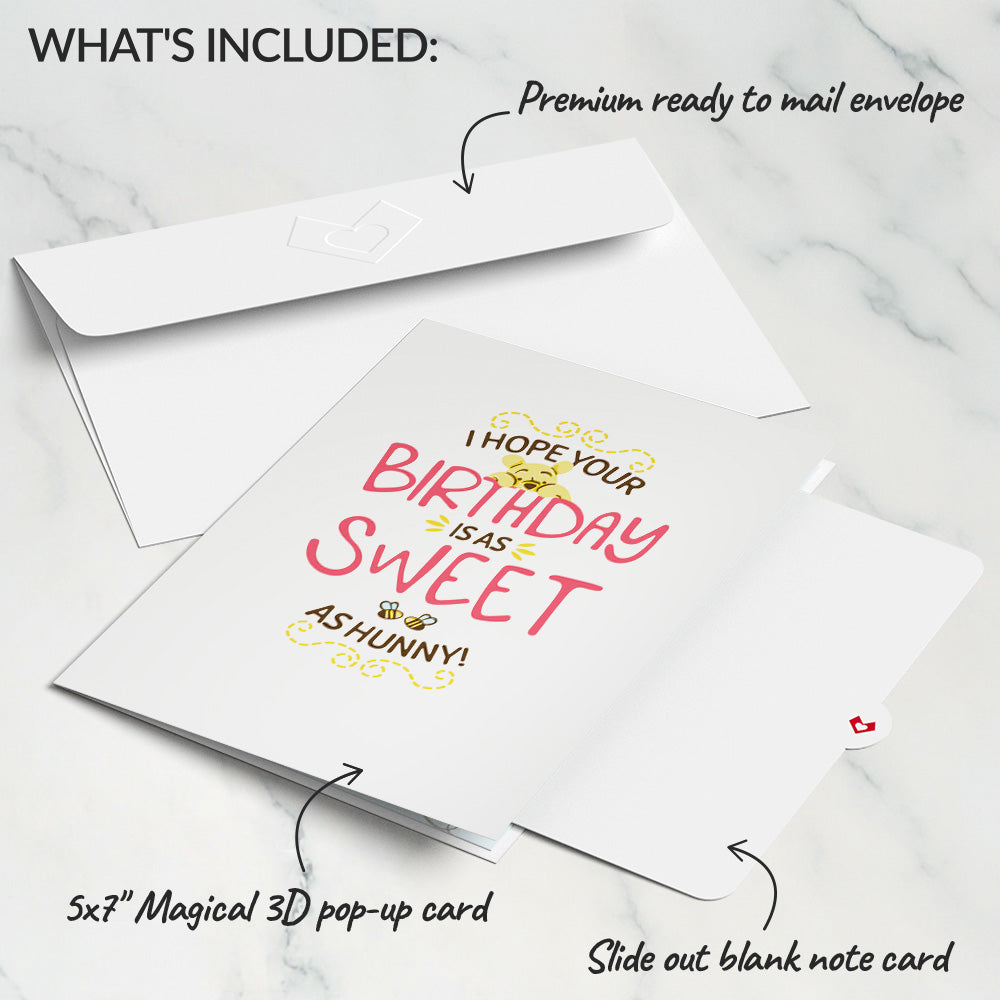Disney’s Winnie The Pooh Sweet as Hunny Birthday Pop-Up Card、mySite、solidvoid