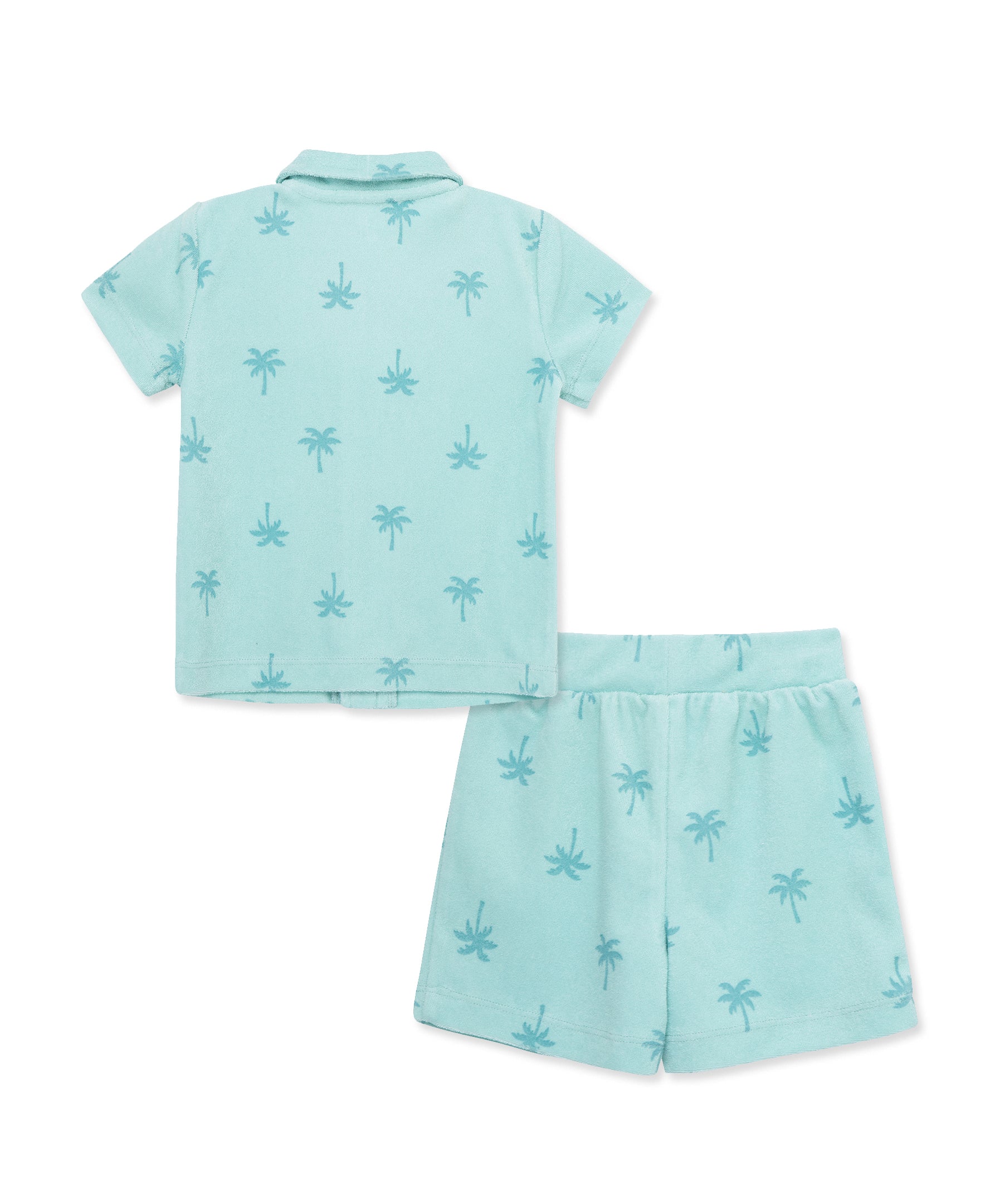  Palm Tree Terry Short Set (12M-24M)、mySite、layawaytickets