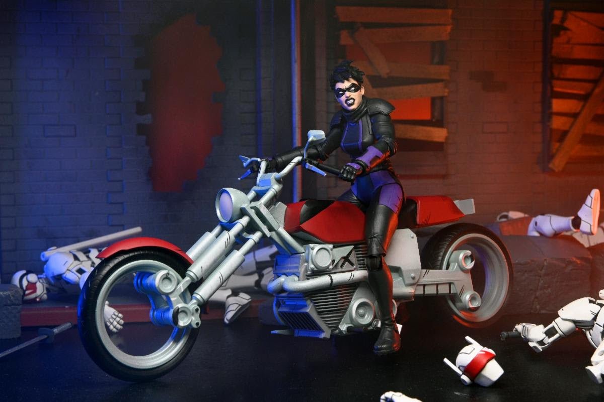 NECA Teenage Mutant Ninja Turtles Casey Marie with Motorcycle (The Last Ronin)、mySite、hgirdovlk