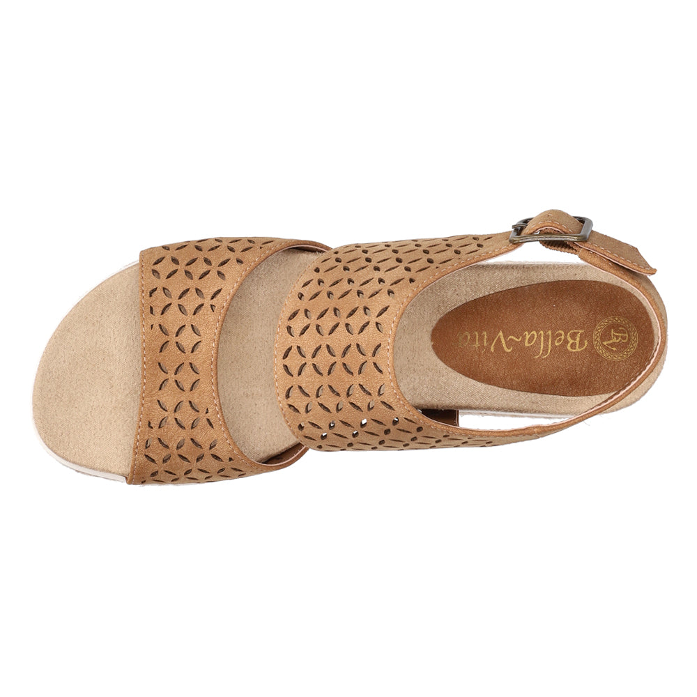 Inaya Cut Out Slingback Wedge Sandals、mySite、gtrtttuynbv