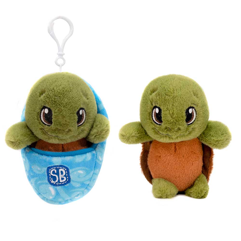 SWADDLE BABIES KC - 4.5IN TURTLE KEYCLIP、mySite、g9winljtr