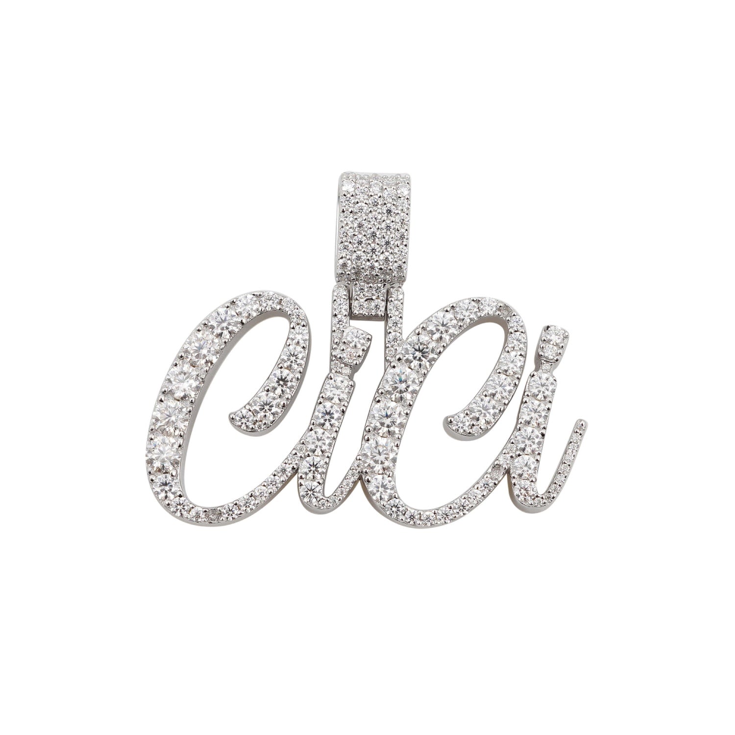 CiCi Custom Moissanite Name Pendant 14K Gold、mySite、hinf8tx79