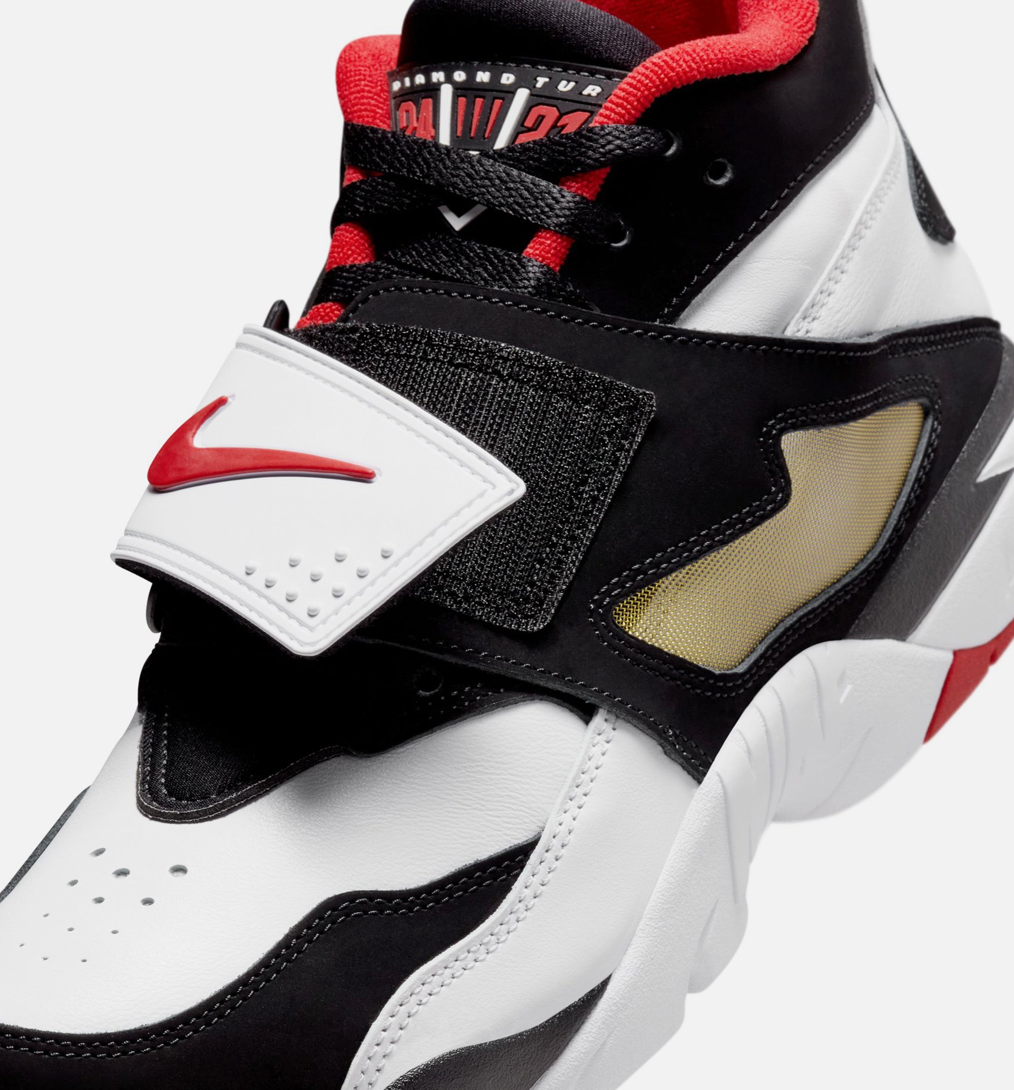 Air Diamond Turf Mens Lifestyle Shoe - White/Fire Red/Black/Gold、mySite、dreamappss