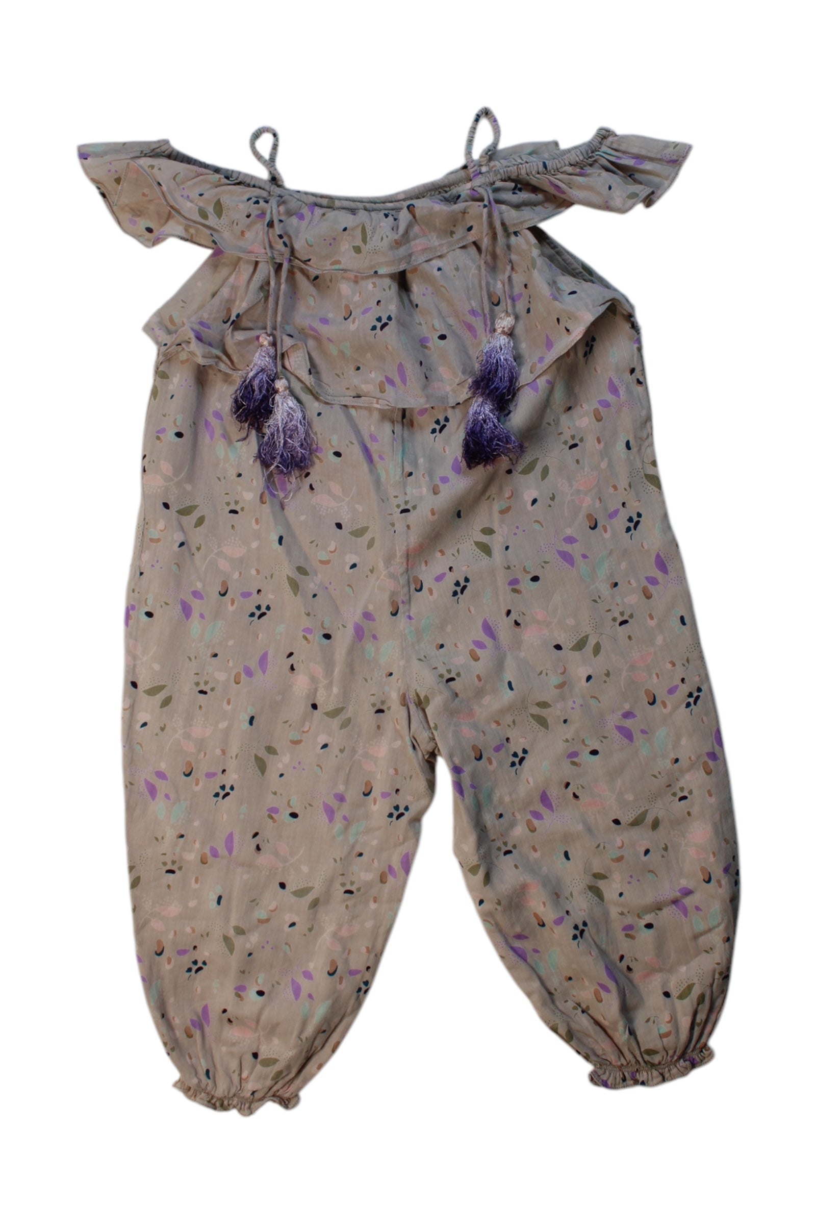 Velveteen Floral Sleeveless Romper 12-18M、mySite、g9winljtr