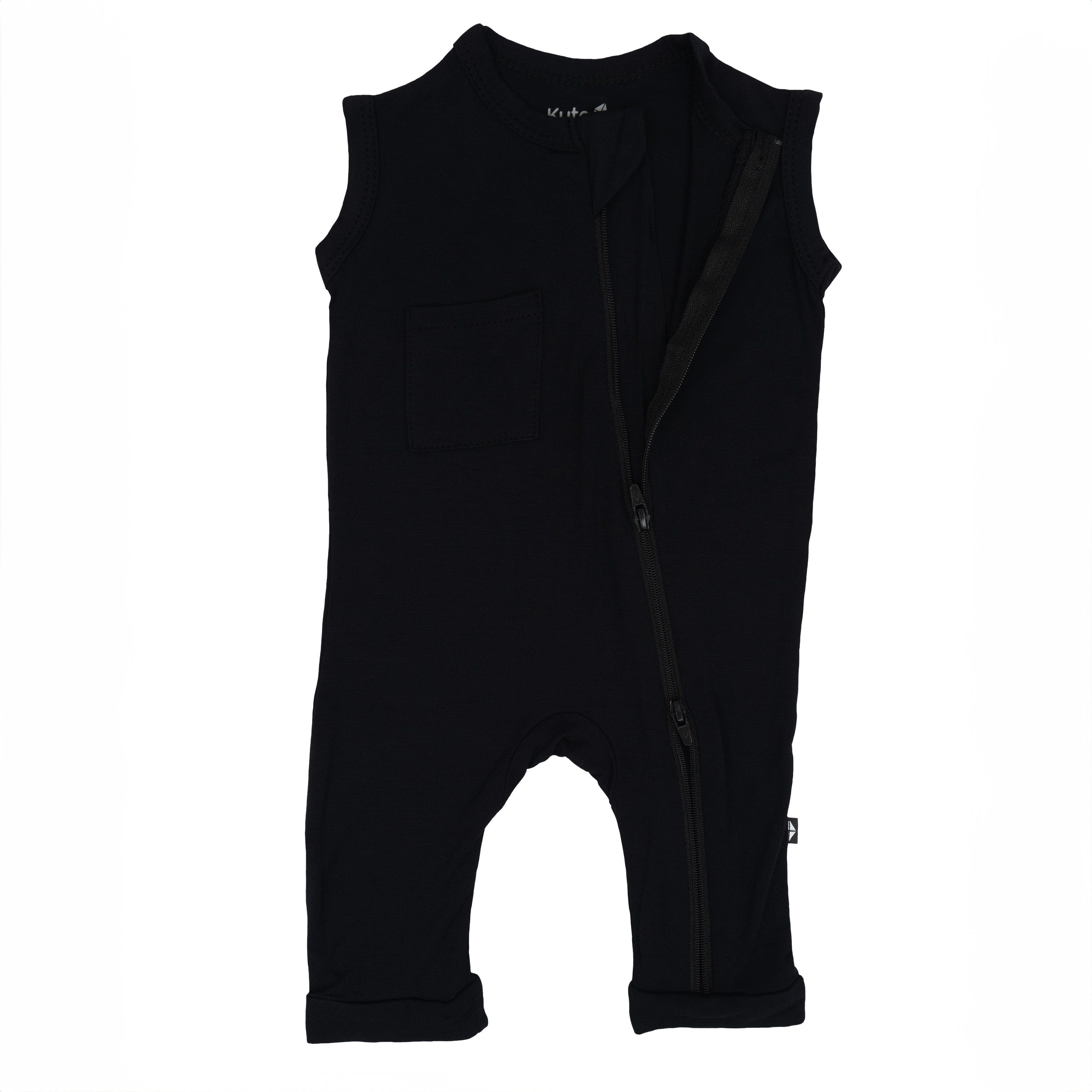  Zippered Sleeveless Romper in Midnight、mySite、layawaytickets