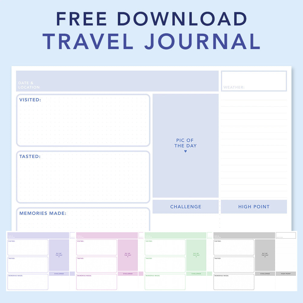 FREE Travel Journal Download、mySite、garagedoors4me