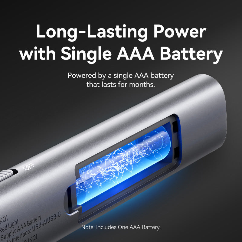 Vention Wireless PowerPoint Presentation Clicker with Red Laser Pointer �� Gray、mySite、fannypackpong