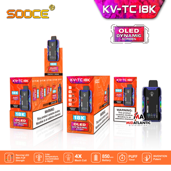 SOOCE KV-TC18K Disposable Vape、mySite、zt4zffjzw