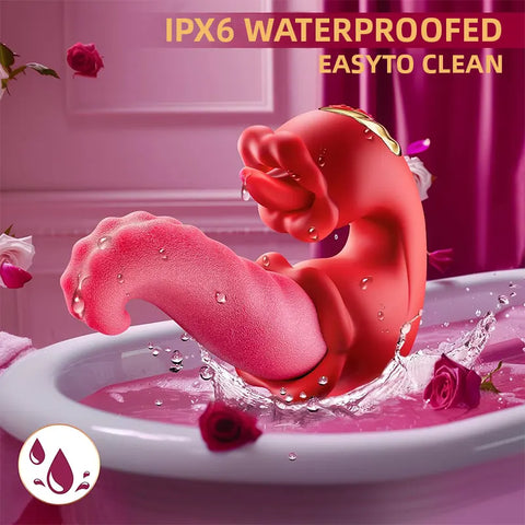 Blush Rose Tongue Vibrator